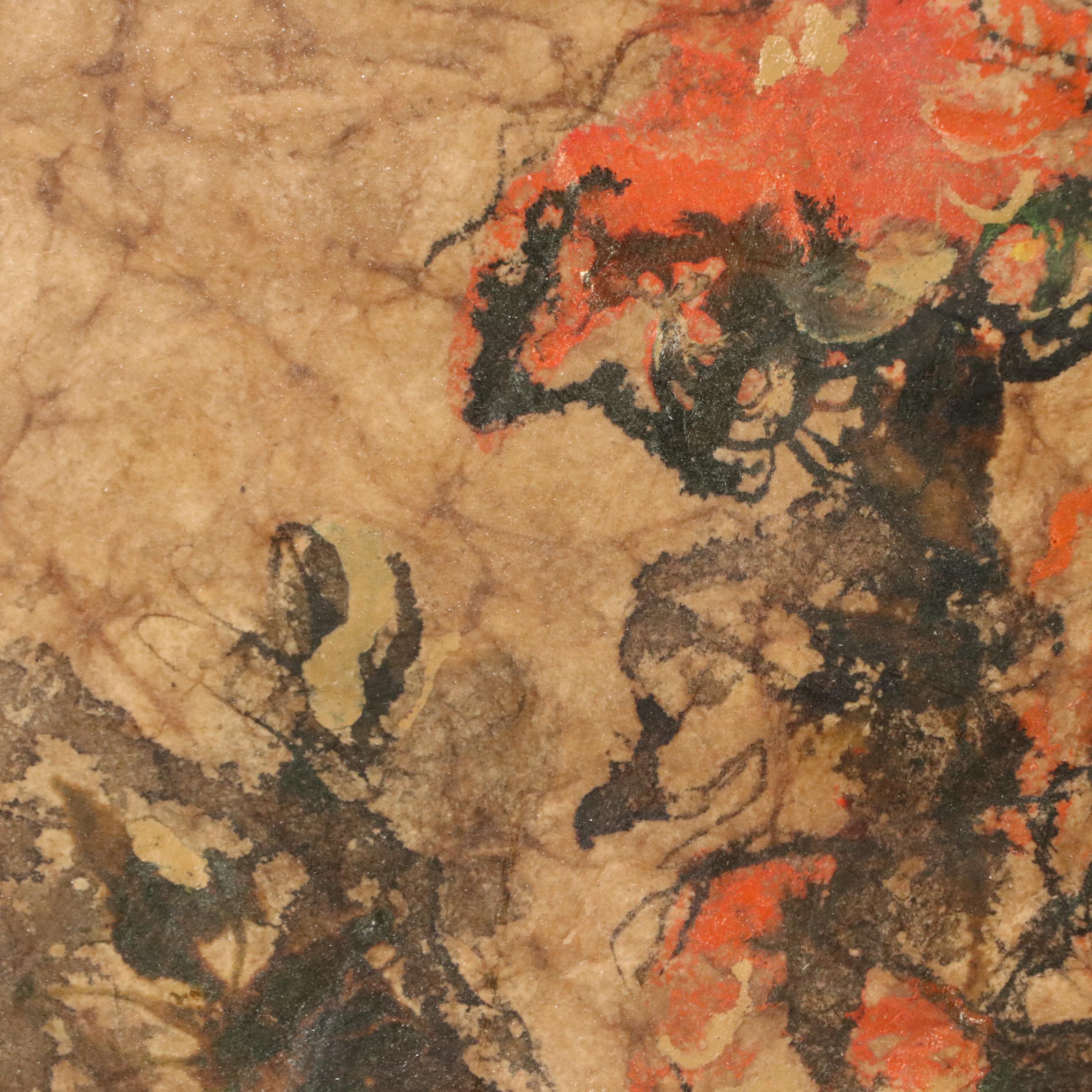 Abstract Acrylic Painting, Late 20th Century