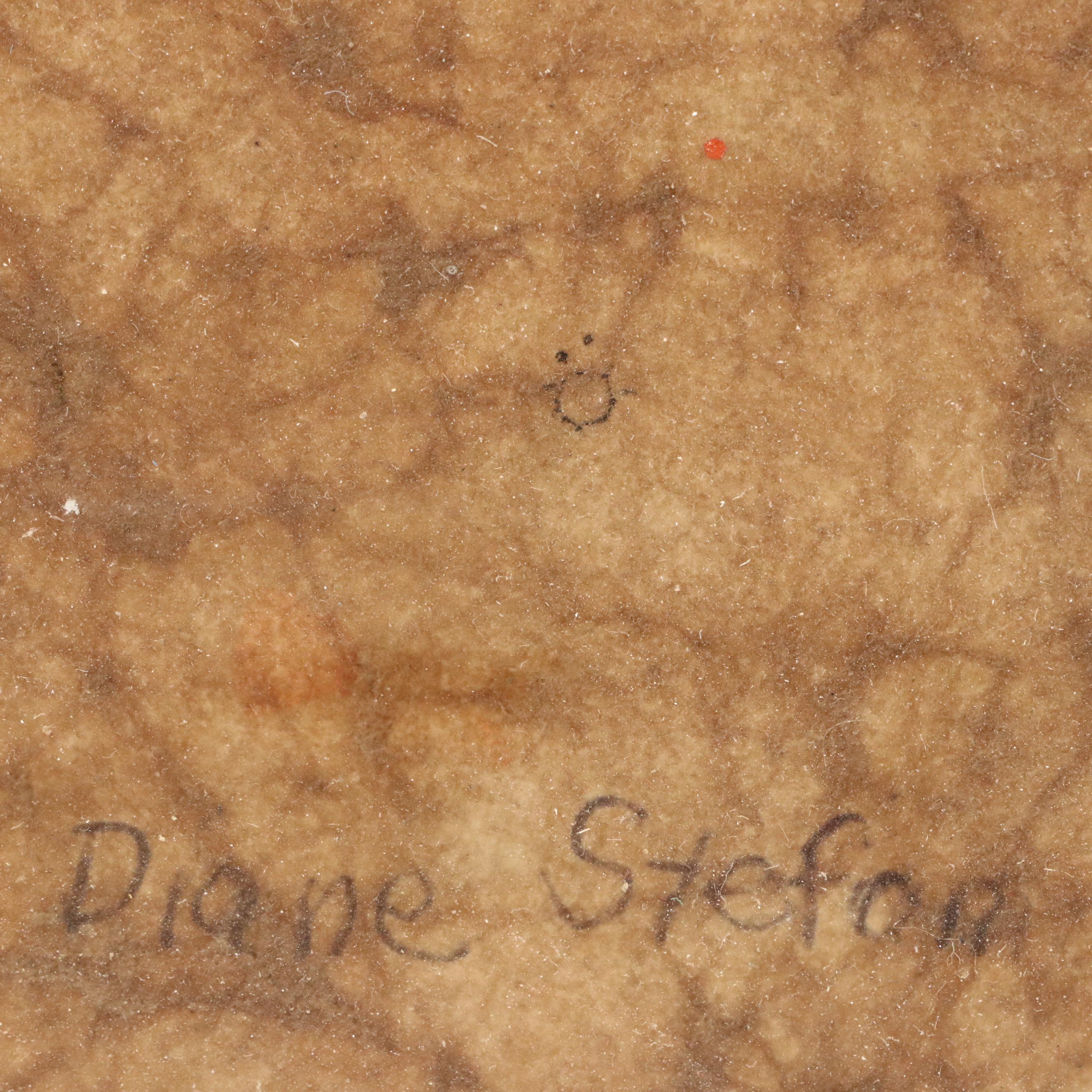 Abstract Acrylic Painting, Late 20th Century