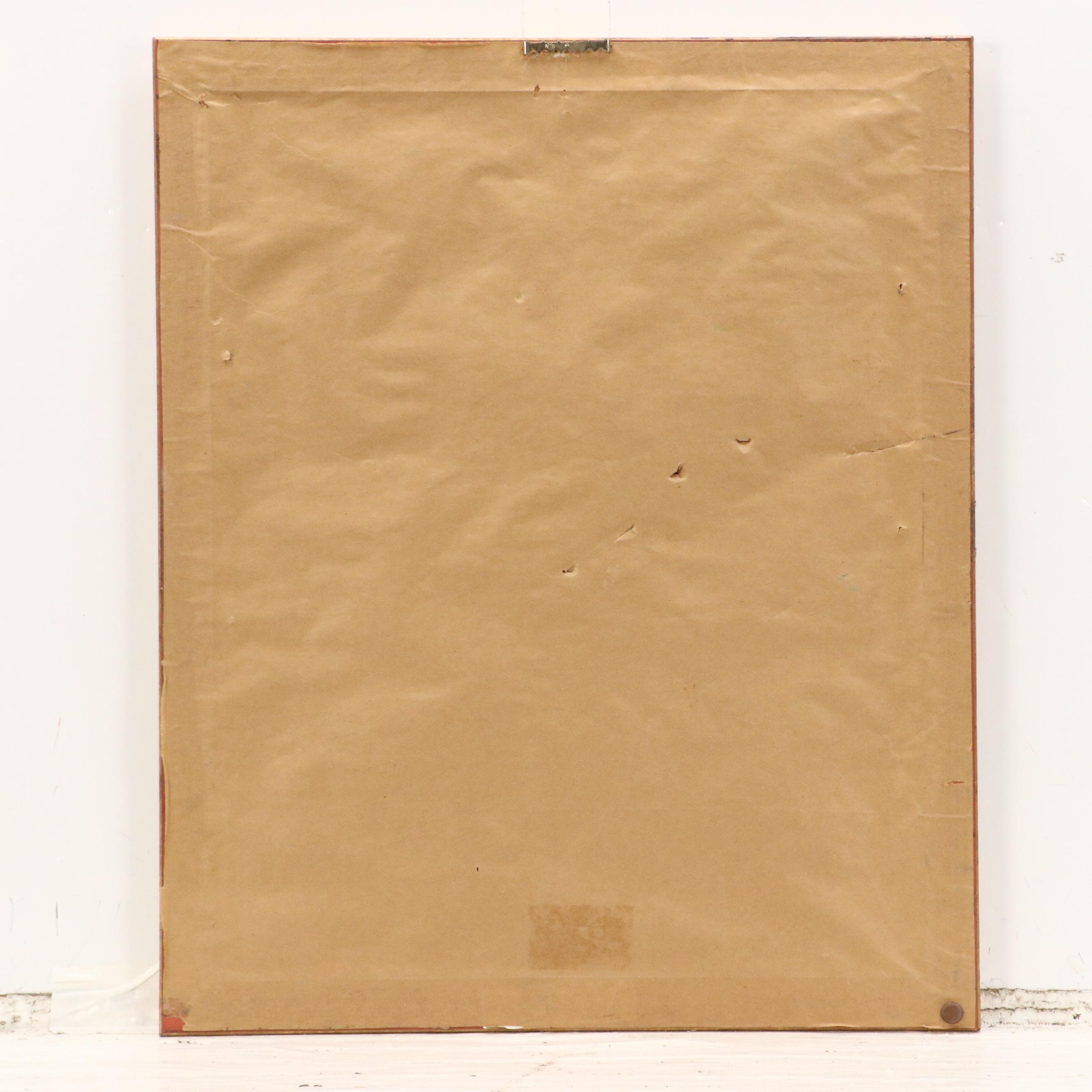 Abstract Acrylic Painting, Late 20th Century