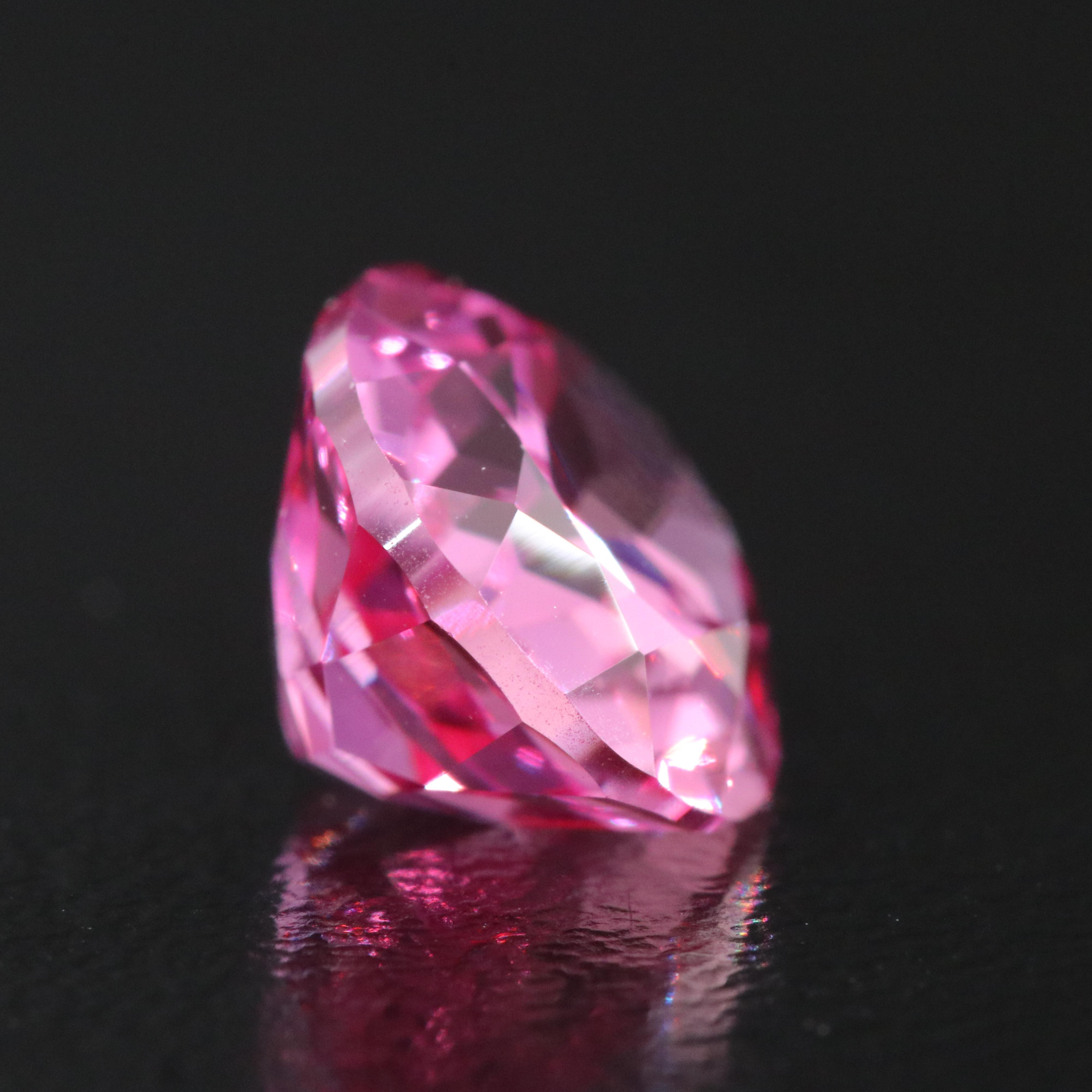 Loose 5.05 CT Lab Grown Sapphire