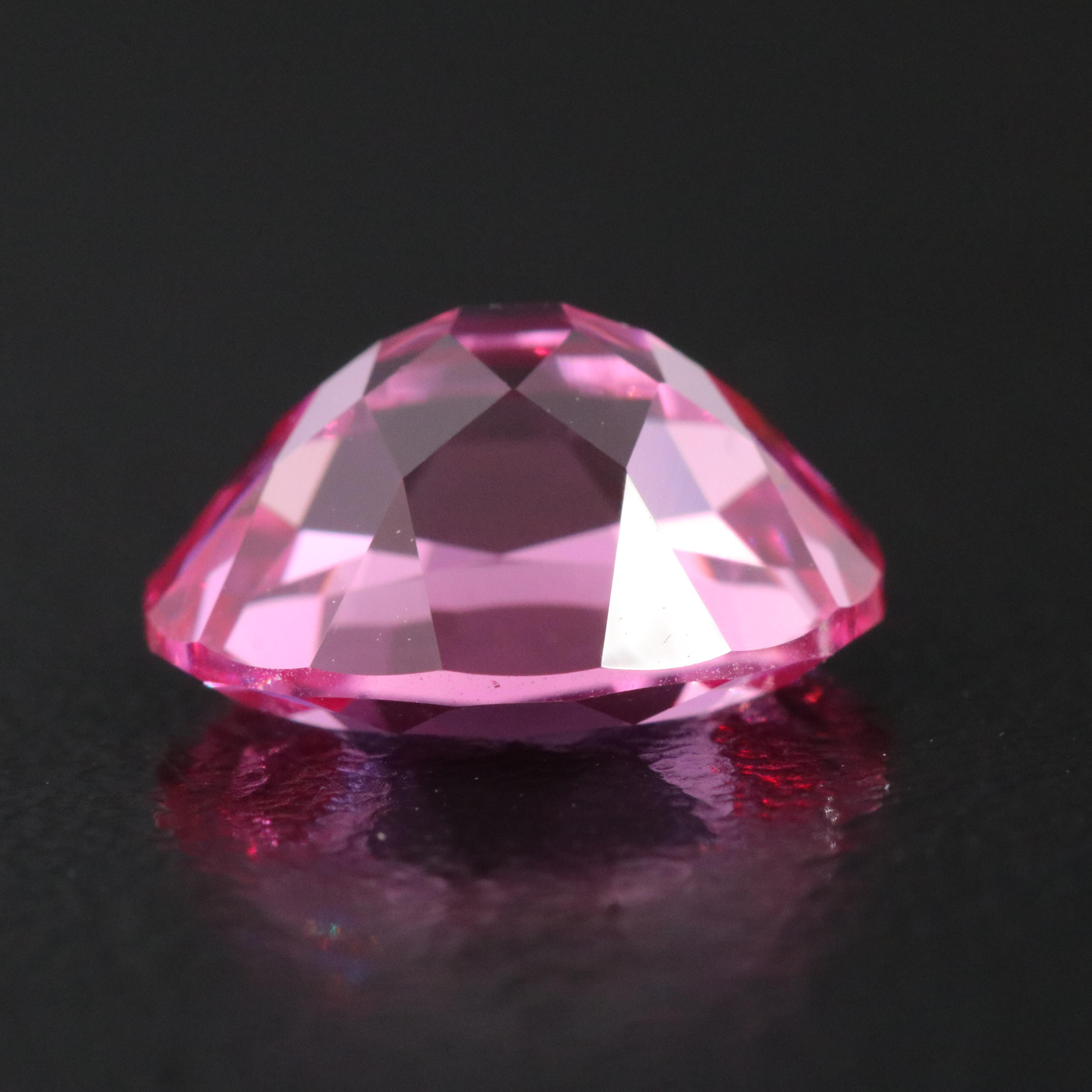 Loose 5.05 CT Lab Grown Sapphire