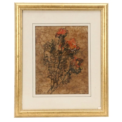 Abstract Acrylic Painting, Late 20th Century Abstract Acrylic Painting, Late 20th Century