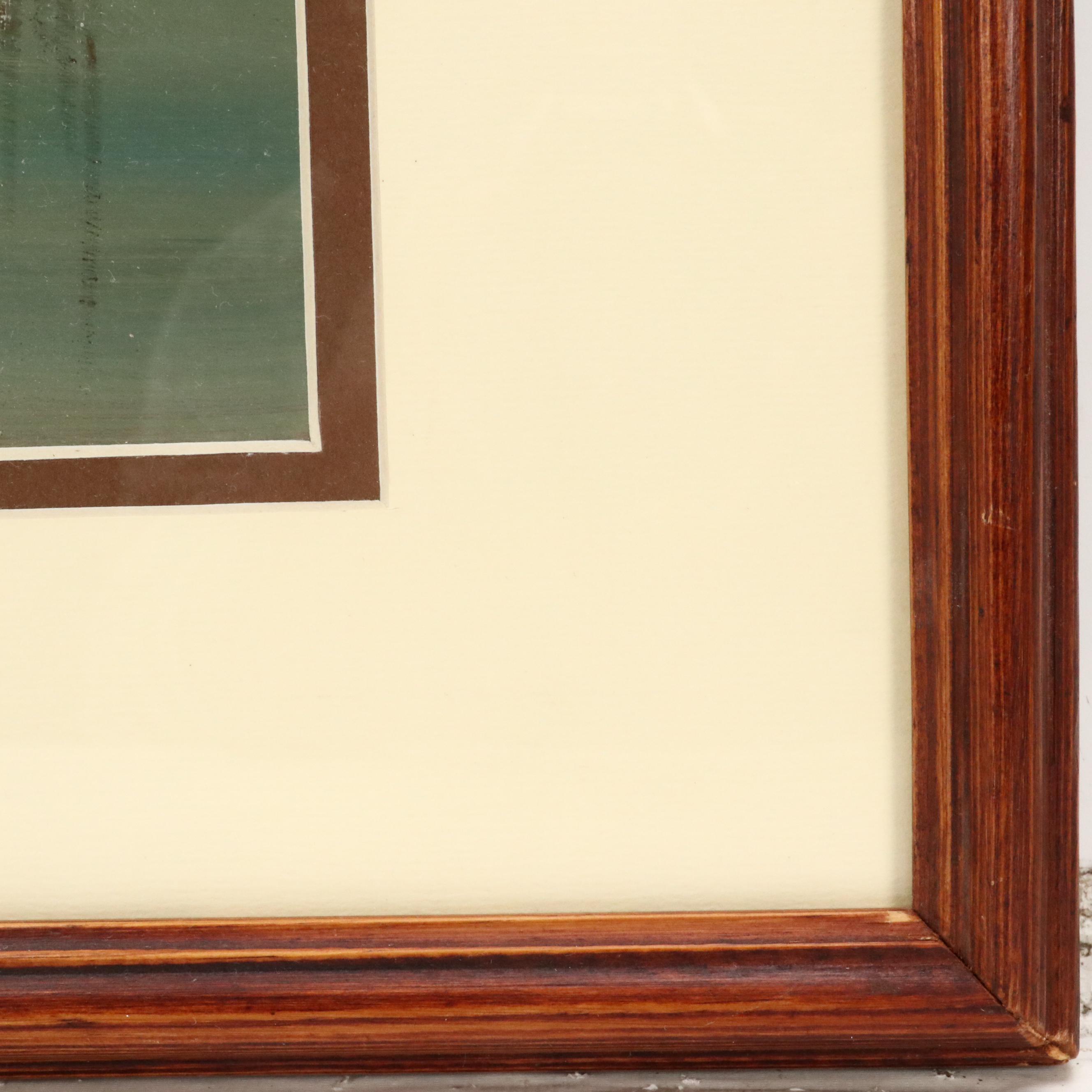 Stylized Maritime Oil Painting "Feluccas on the Nile"