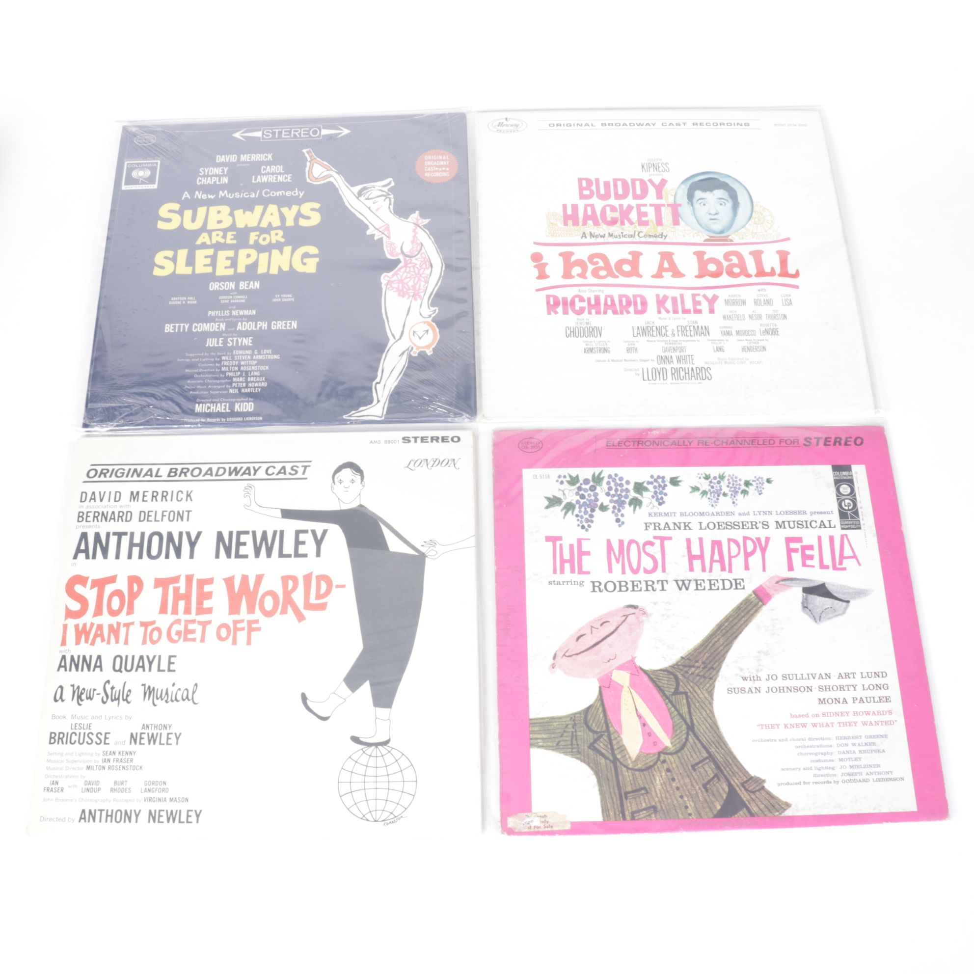 Carol Channing in "Show Girl" & Other Musical Vinyl Record Albums