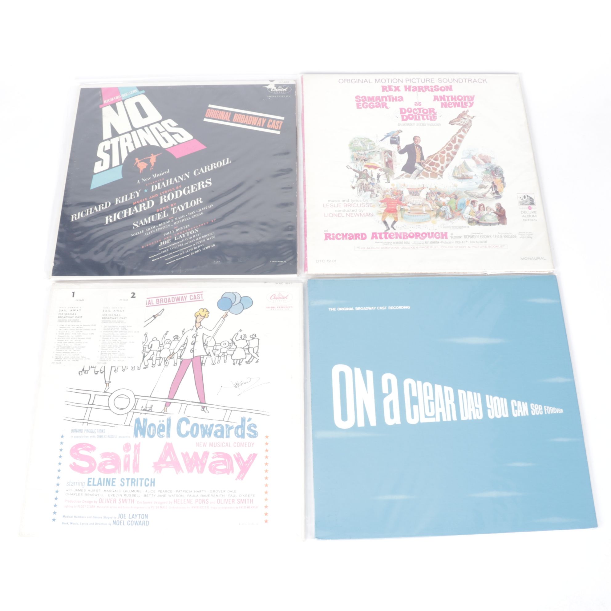 Carol Channing in "Show Girl" & Other Musical Vinyl Record Albums