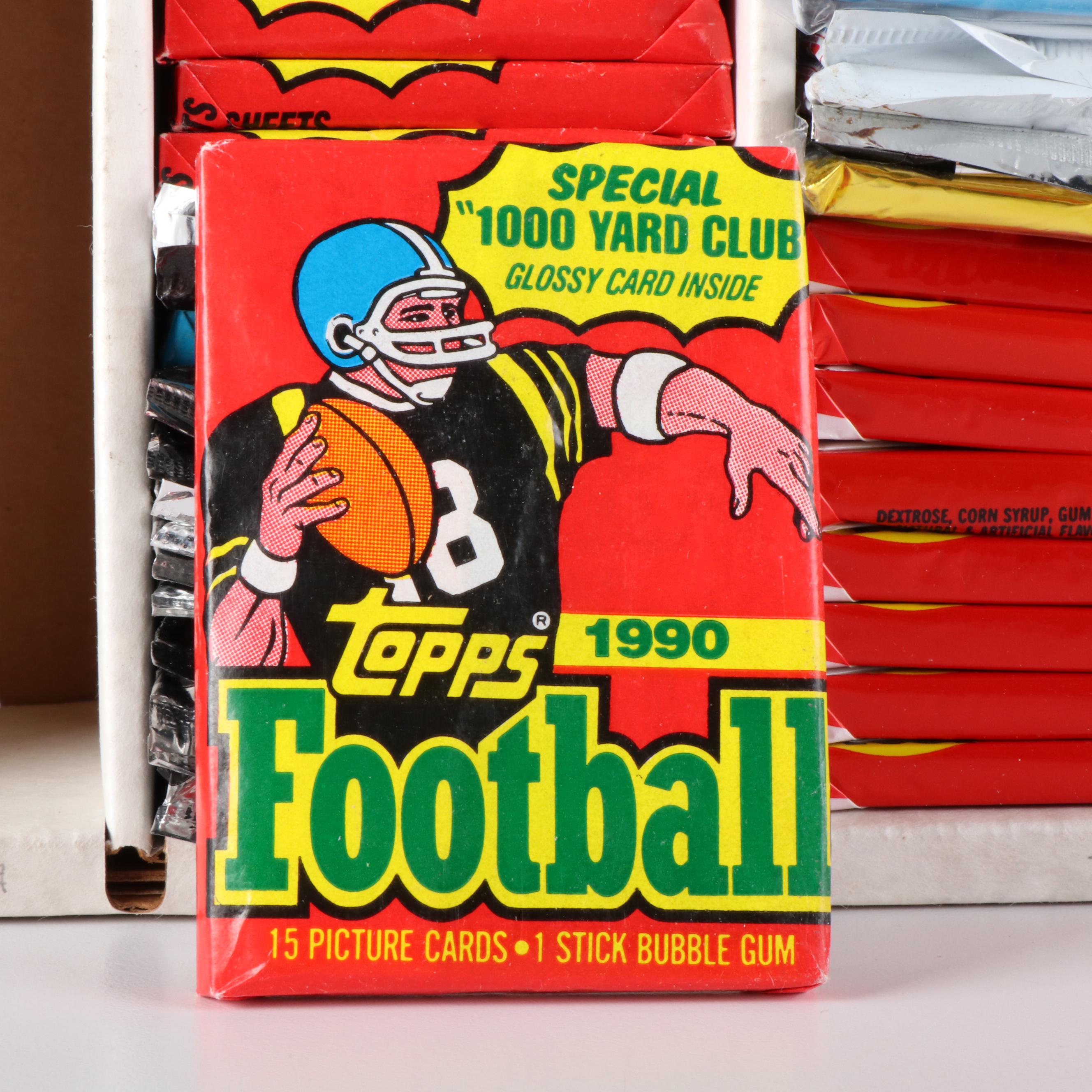 Upper Deck, Topps, Pro Set, and More Sealed Sports Trading Card Packs