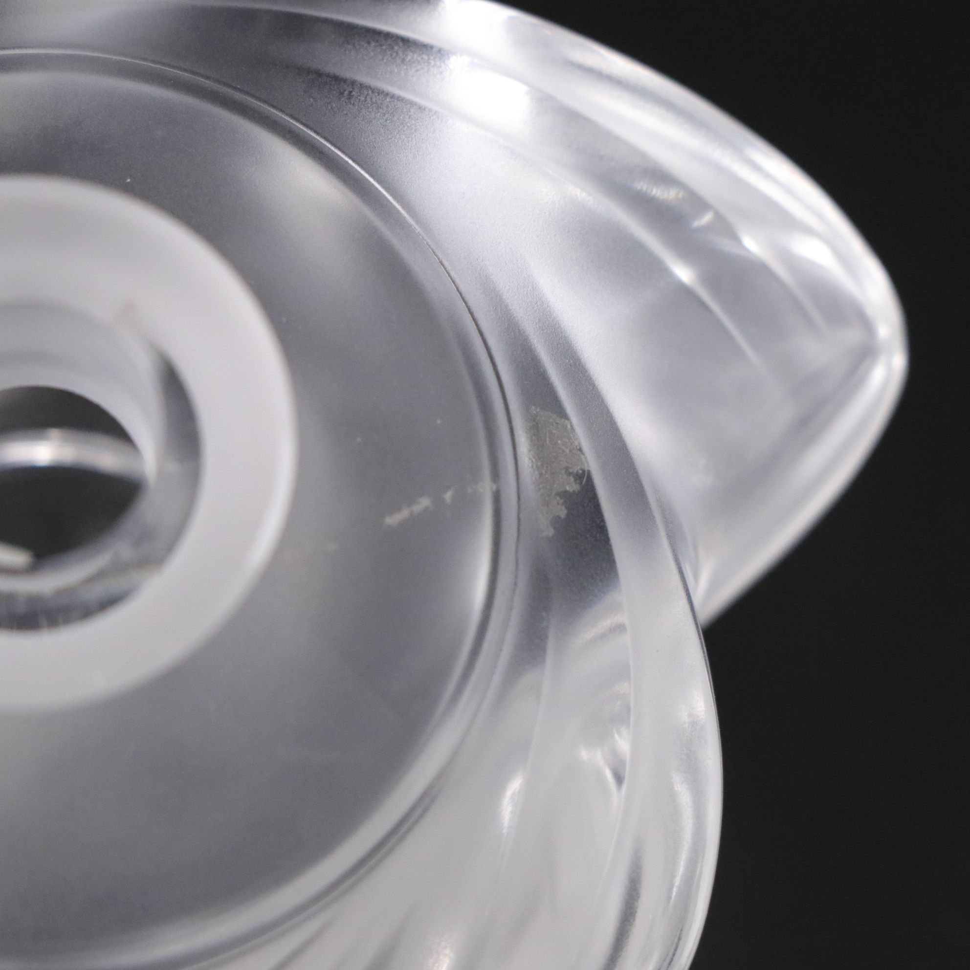 Lalique "Samoa" Frosted and Clear Crystal Perfume Bottle