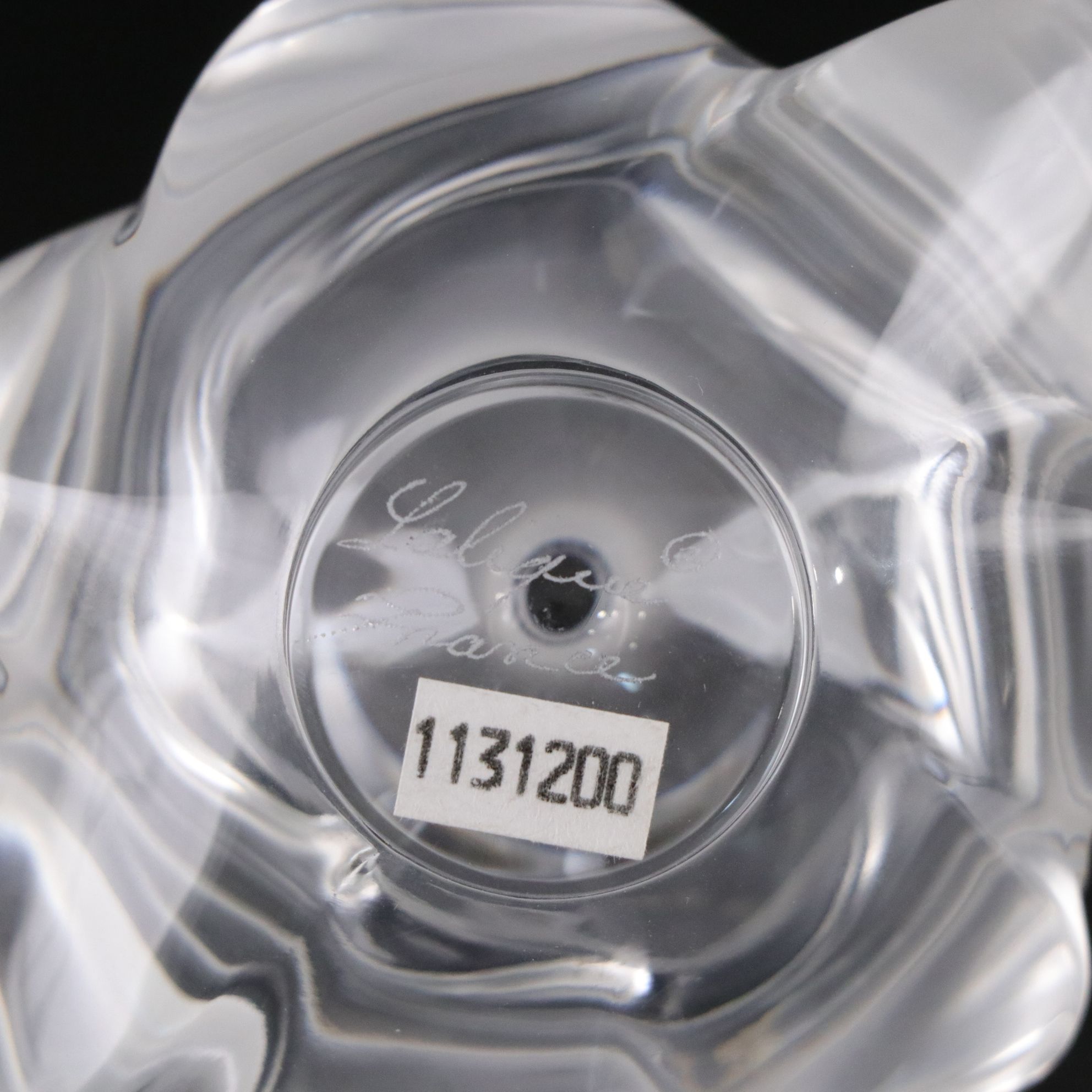 Lalique "Samoa" Frosted and Clear Crystal Perfume Bottle