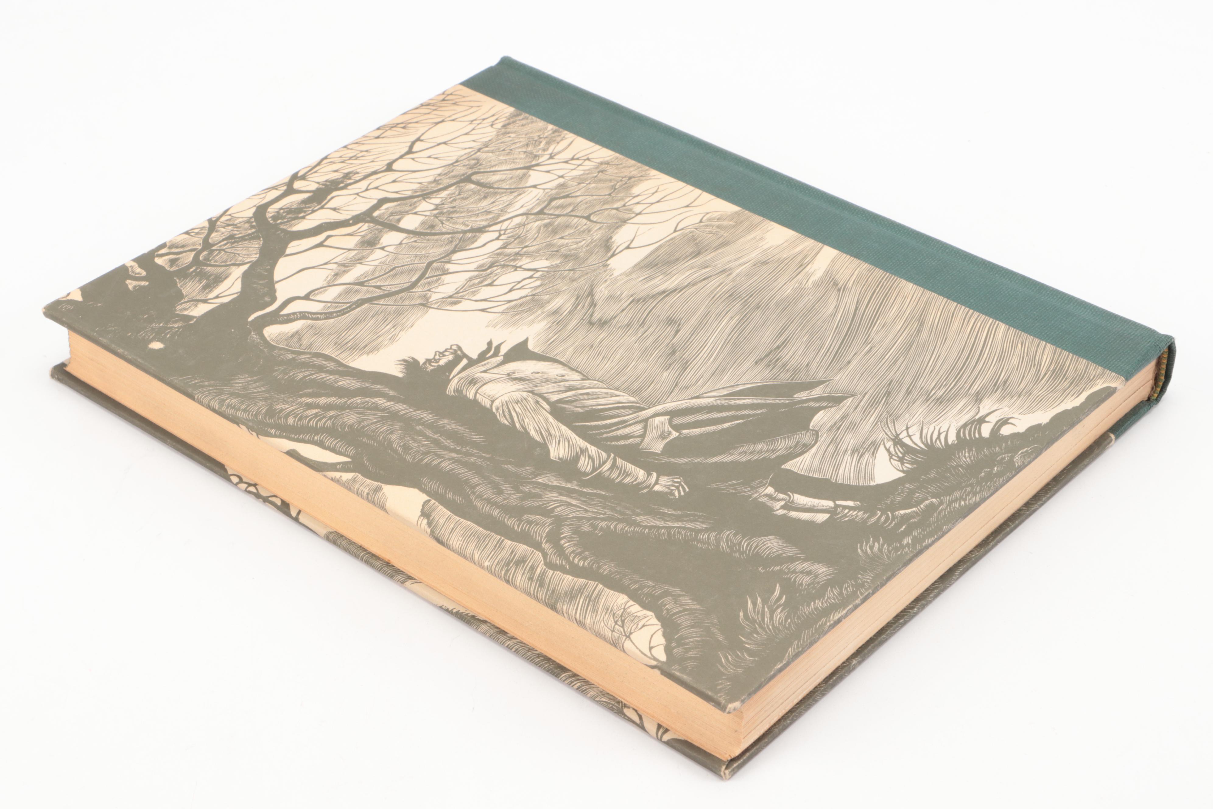 Fritz Eichenberg Illustrated "Wuthering Heights" and "Jane Eyre" Book Set, 1943