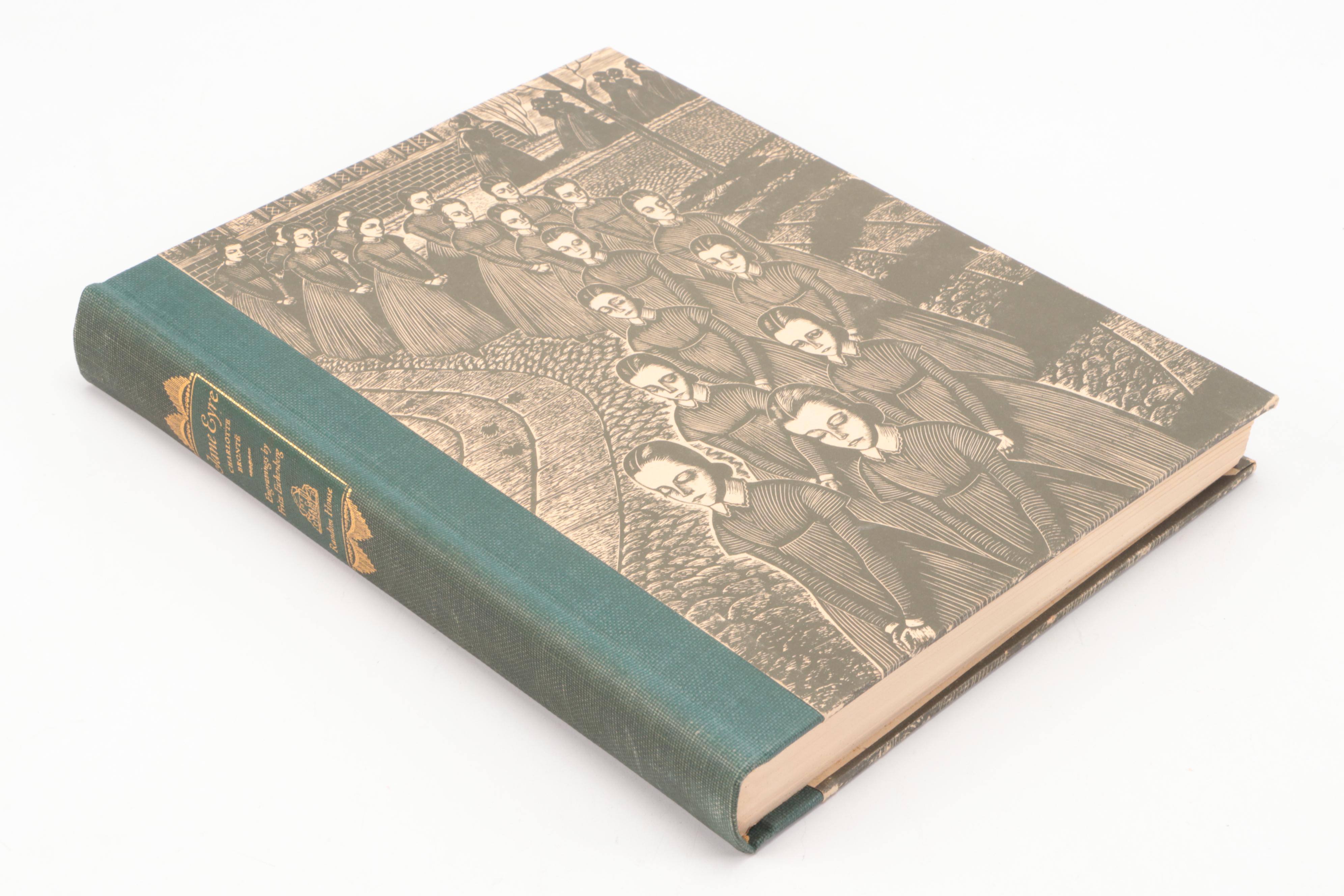 Fritz Eichenberg Illustrated "Wuthering Heights" and "Jane Eyre" Book Set, 1943