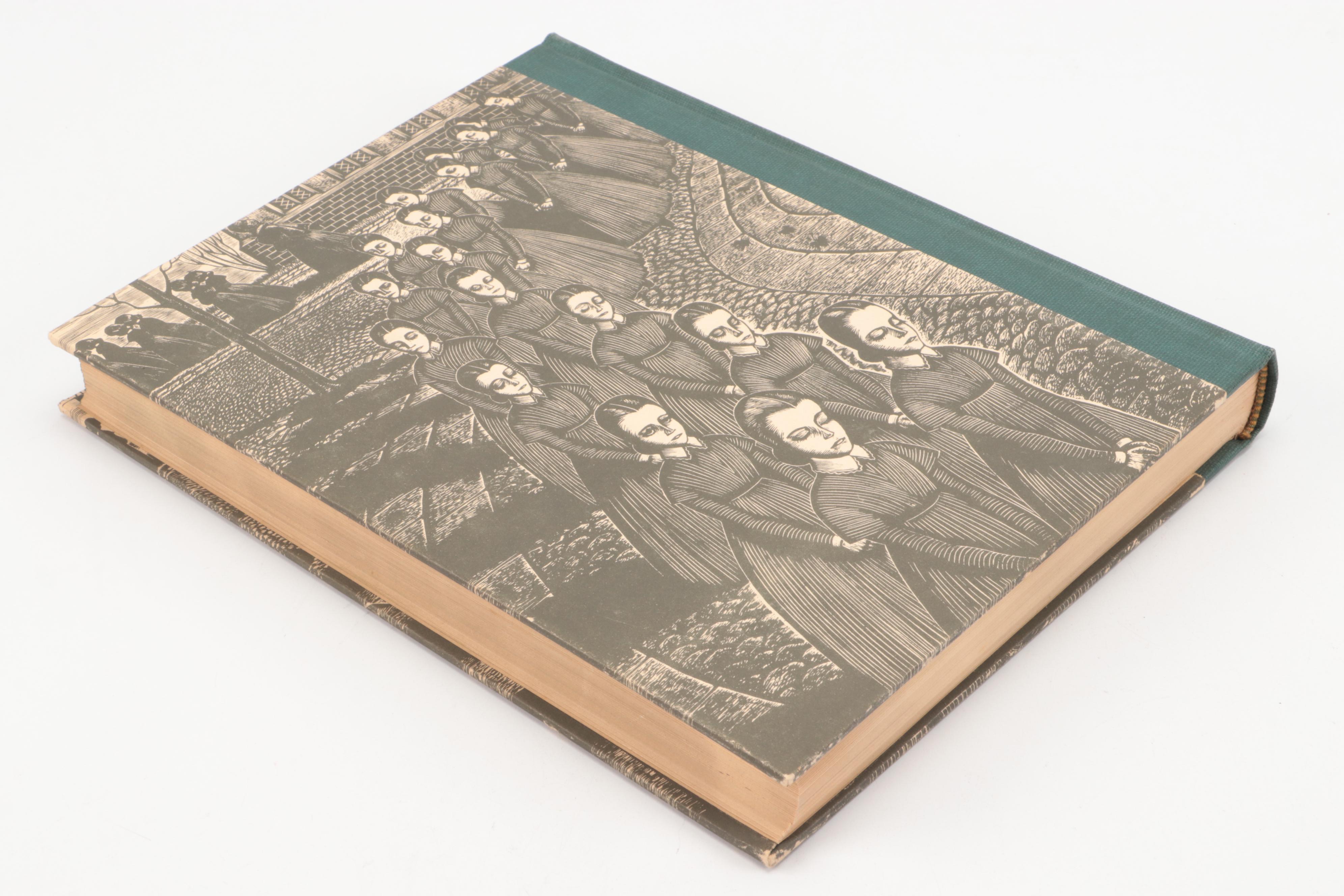 Fritz Eichenberg Illustrated "Wuthering Heights" and "Jane Eyre" Book Set, 1943