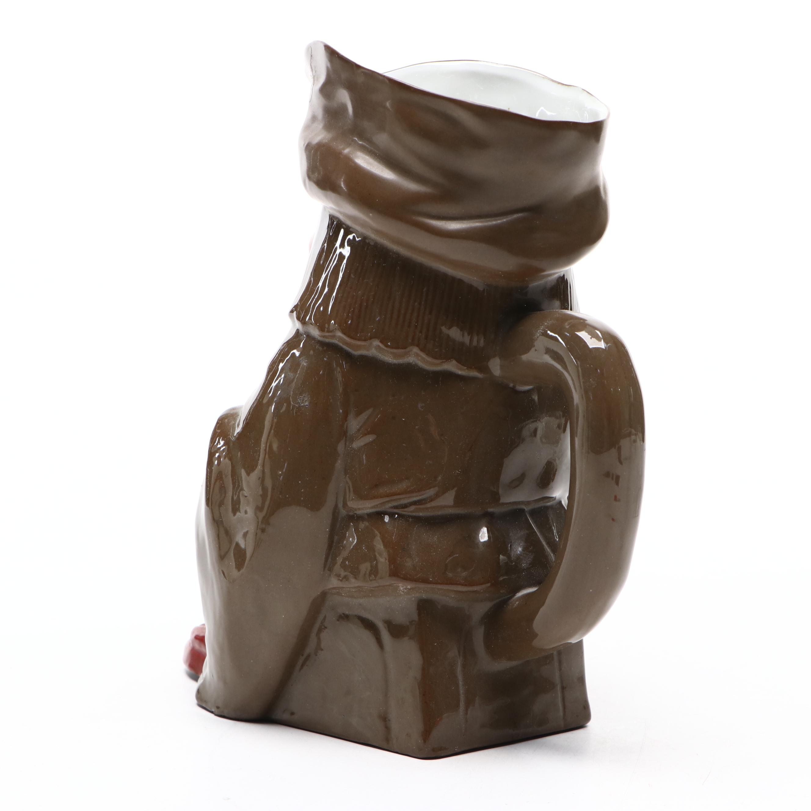 German Porcelain Falstaff Toby Jug, Late 19th/Early 20th Century