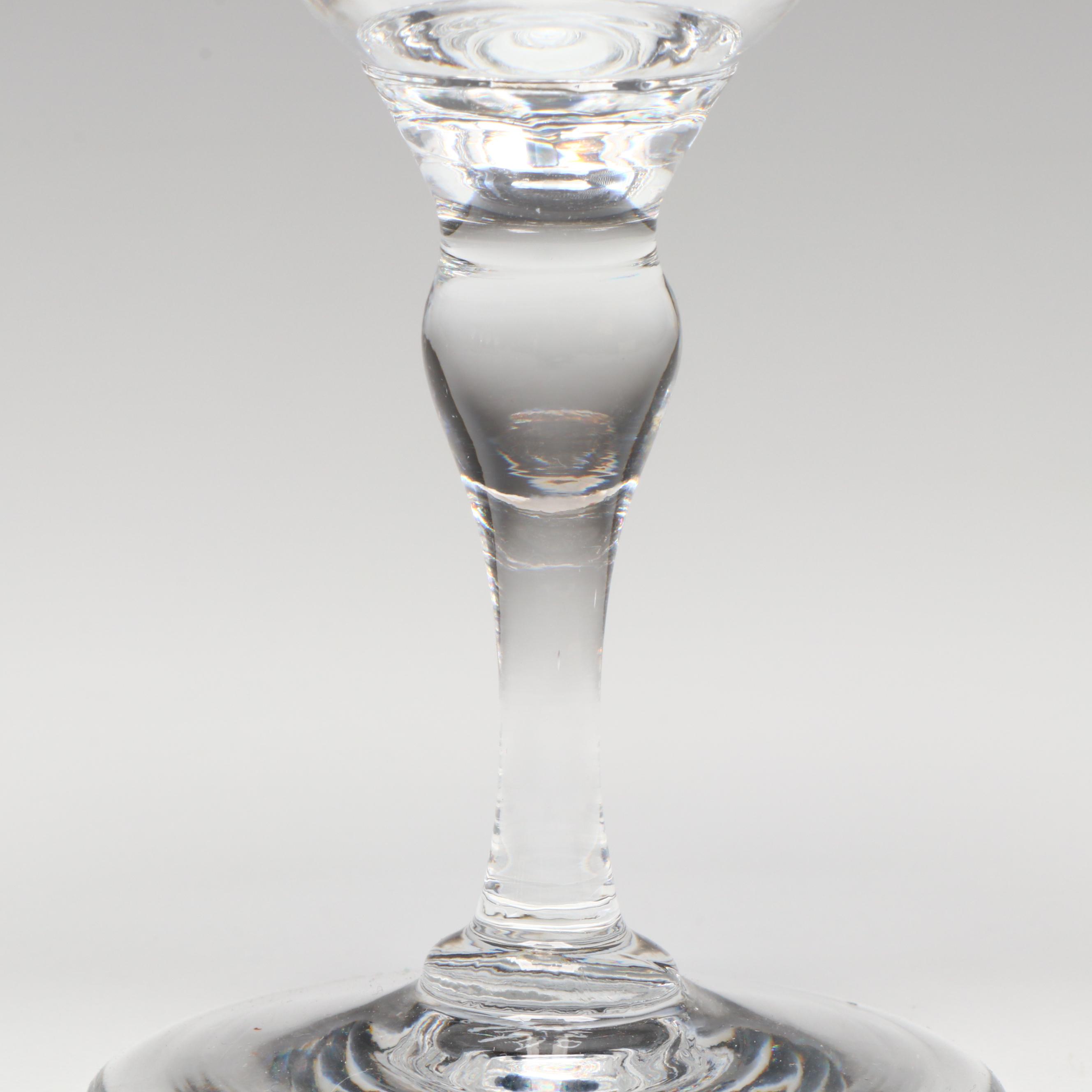 Webb English Crystal Cordial Glasses