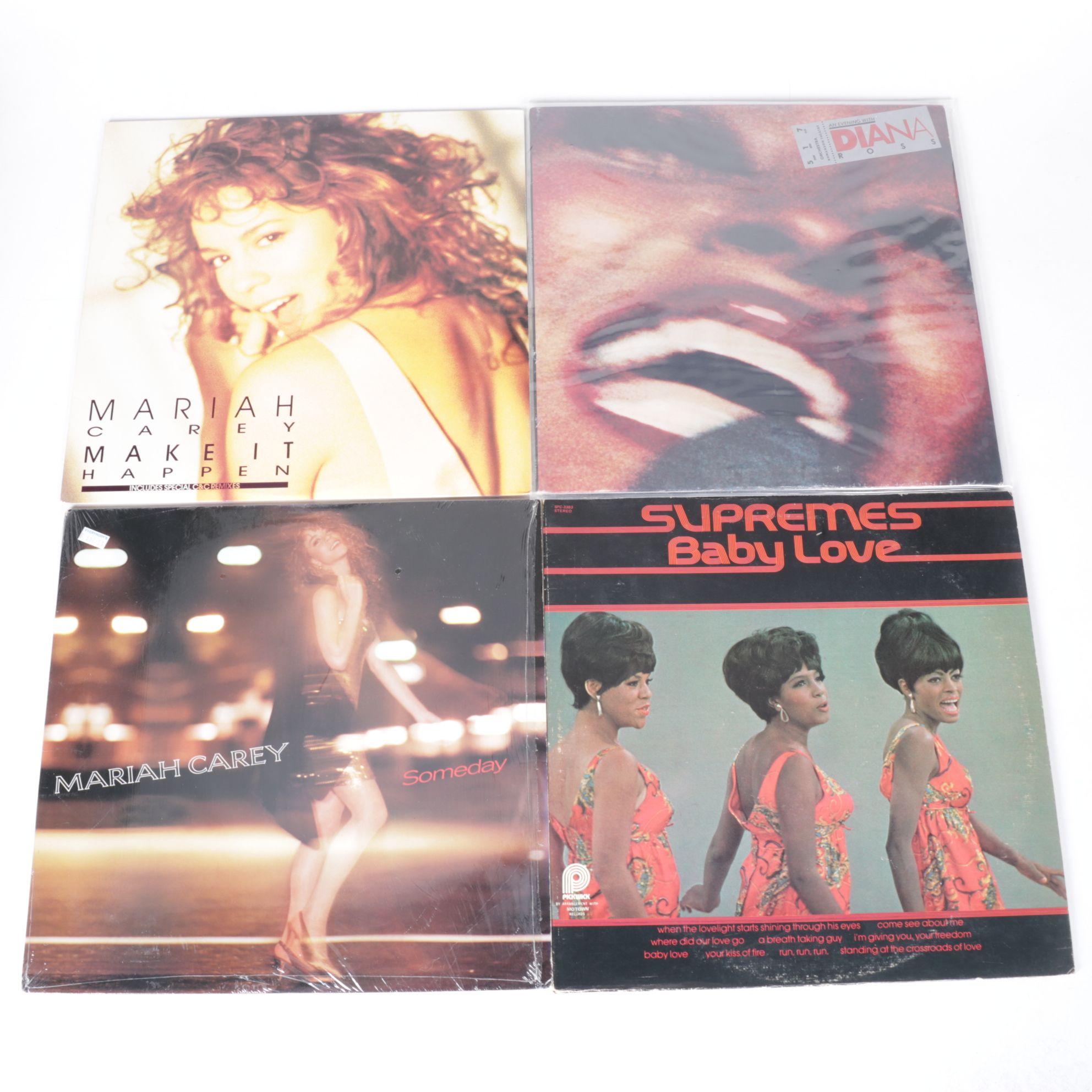 Mariah Carey, Diana Ross, Cher, Barbra Streisand and More Vinyl Record Albums