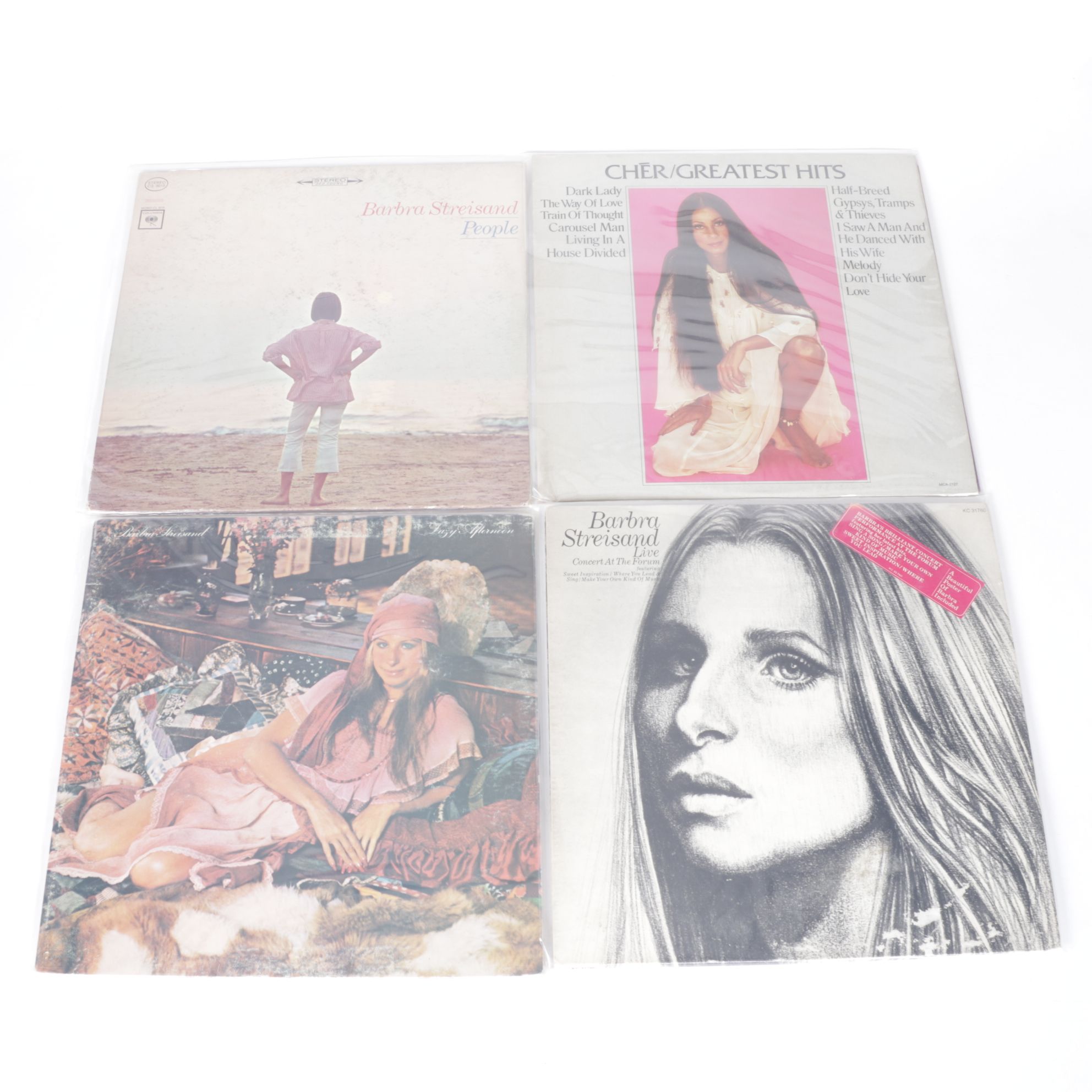 Mariah Carey, Diana Ross, Cher, Barbra Streisand and More Vinyl Record Albums