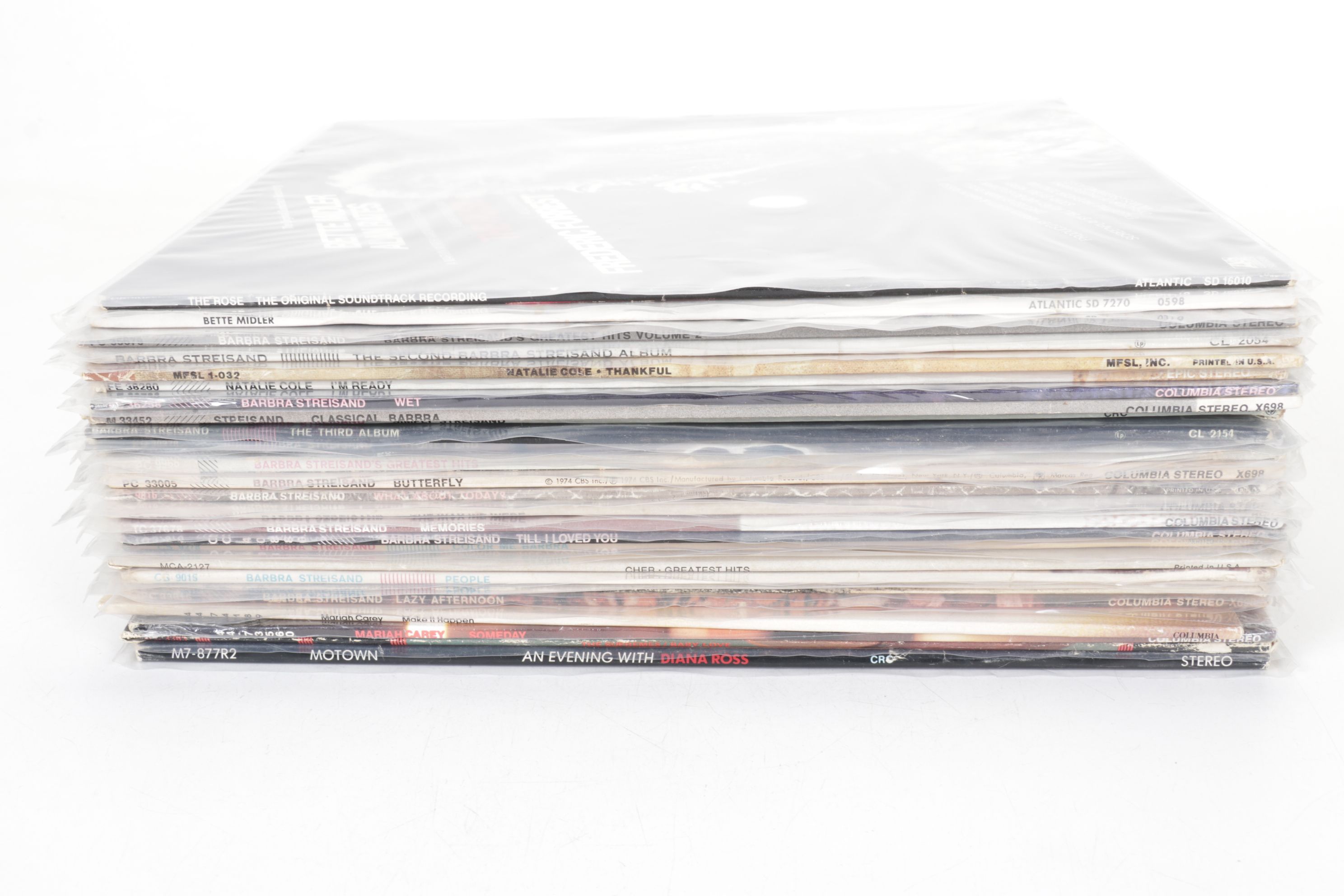 Mariah Carey, Diana Ross, Cher, Barbra Streisand and More Vinyl Record Albums