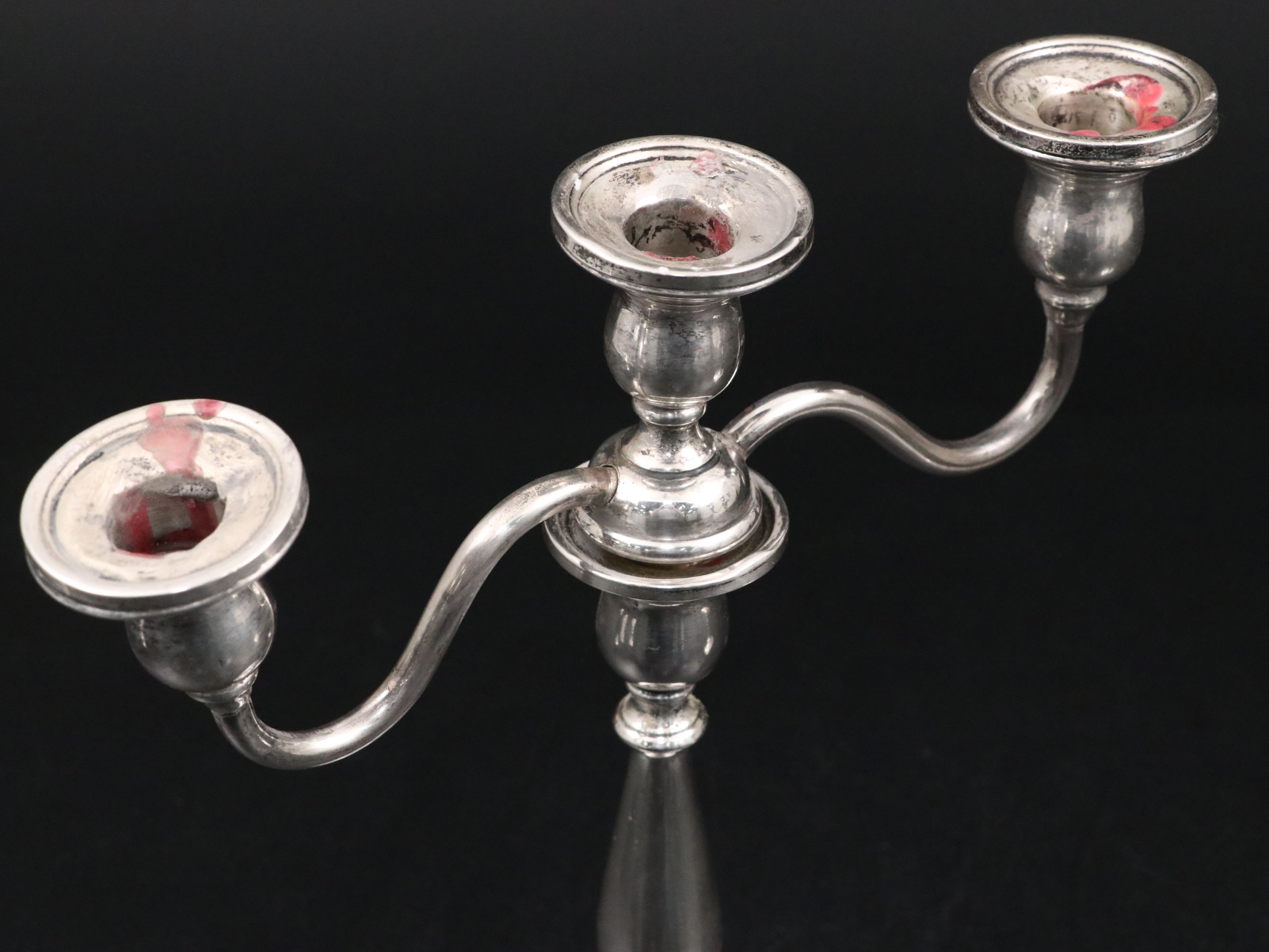 International "Prelude" Sterling Candelabras with Hamilton and Other Tableware