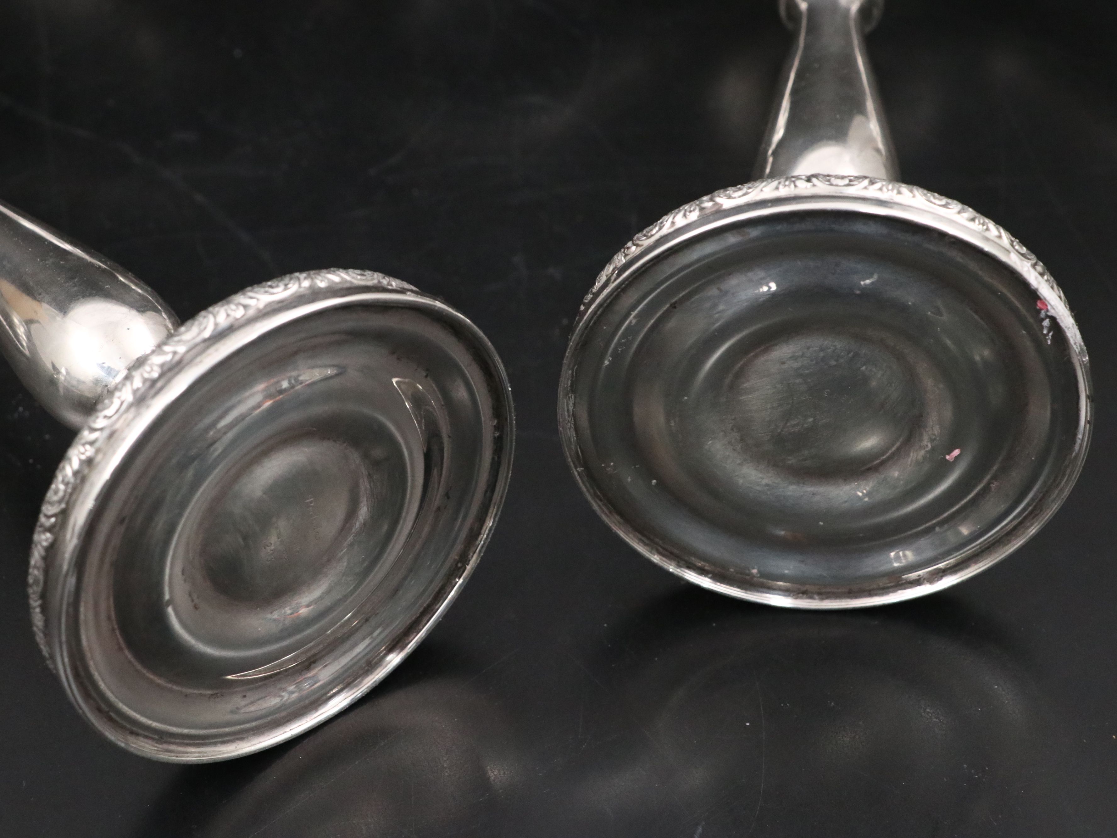 International "Prelude" Sterling Candelabras with Hamilton and Other Tableware