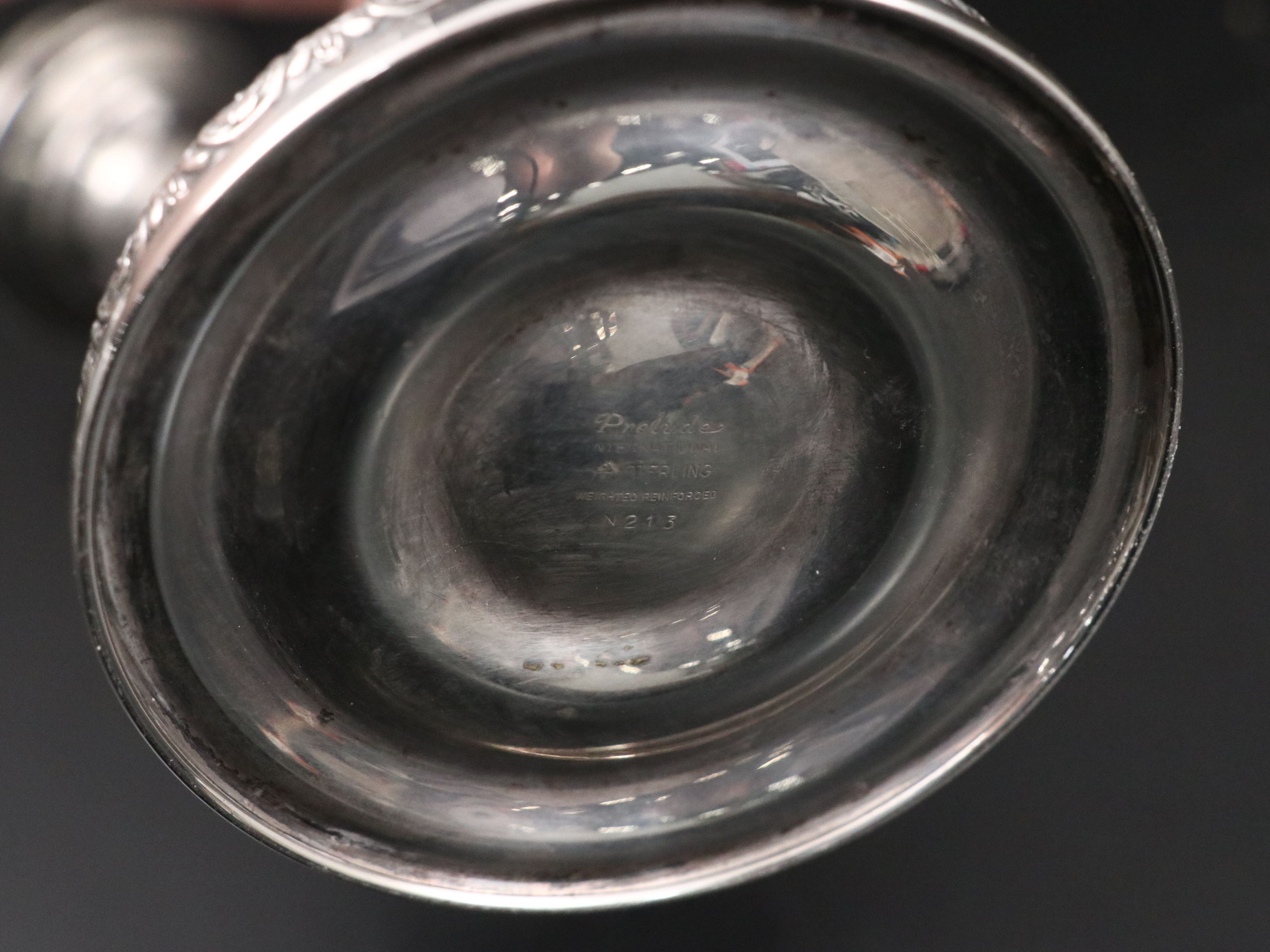 International "Prelude" Sterling Candelabras with Hamilton and Other Tableware