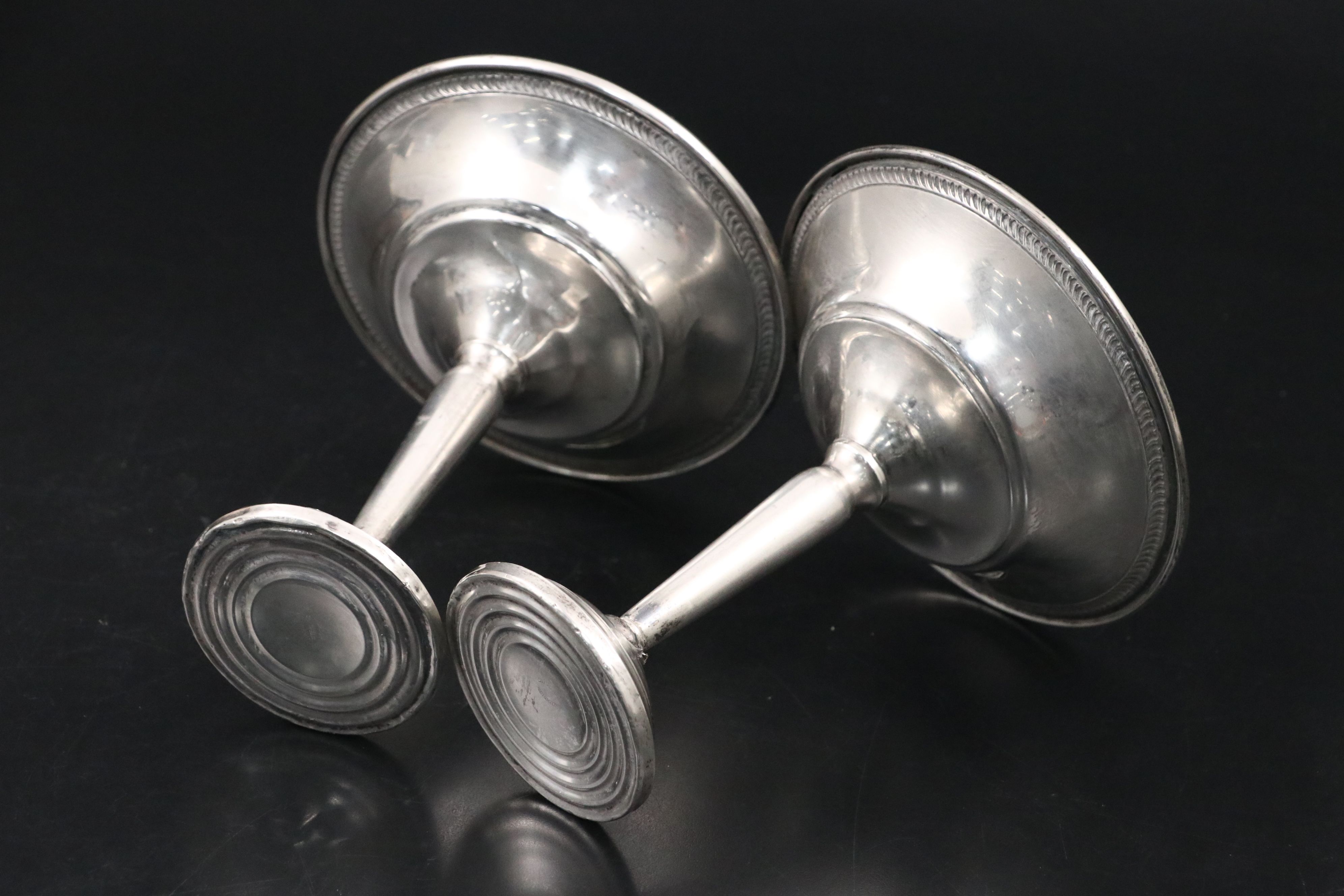 International "Prelude" Sterling Candelabras with Hamilton and Other Tableware