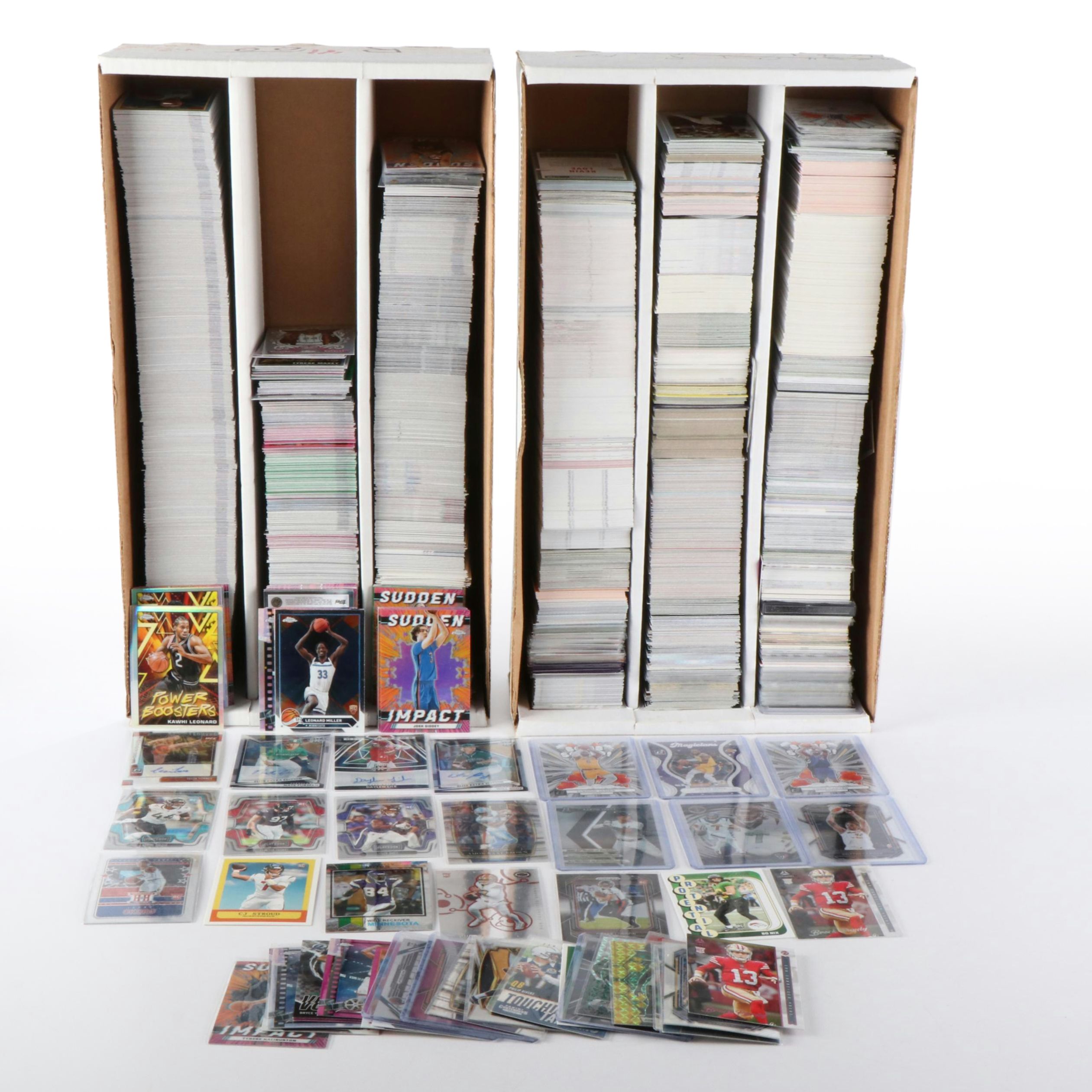 Topps Chrome with Other Sports Cards Featuring Brock Purdy Rookies and More