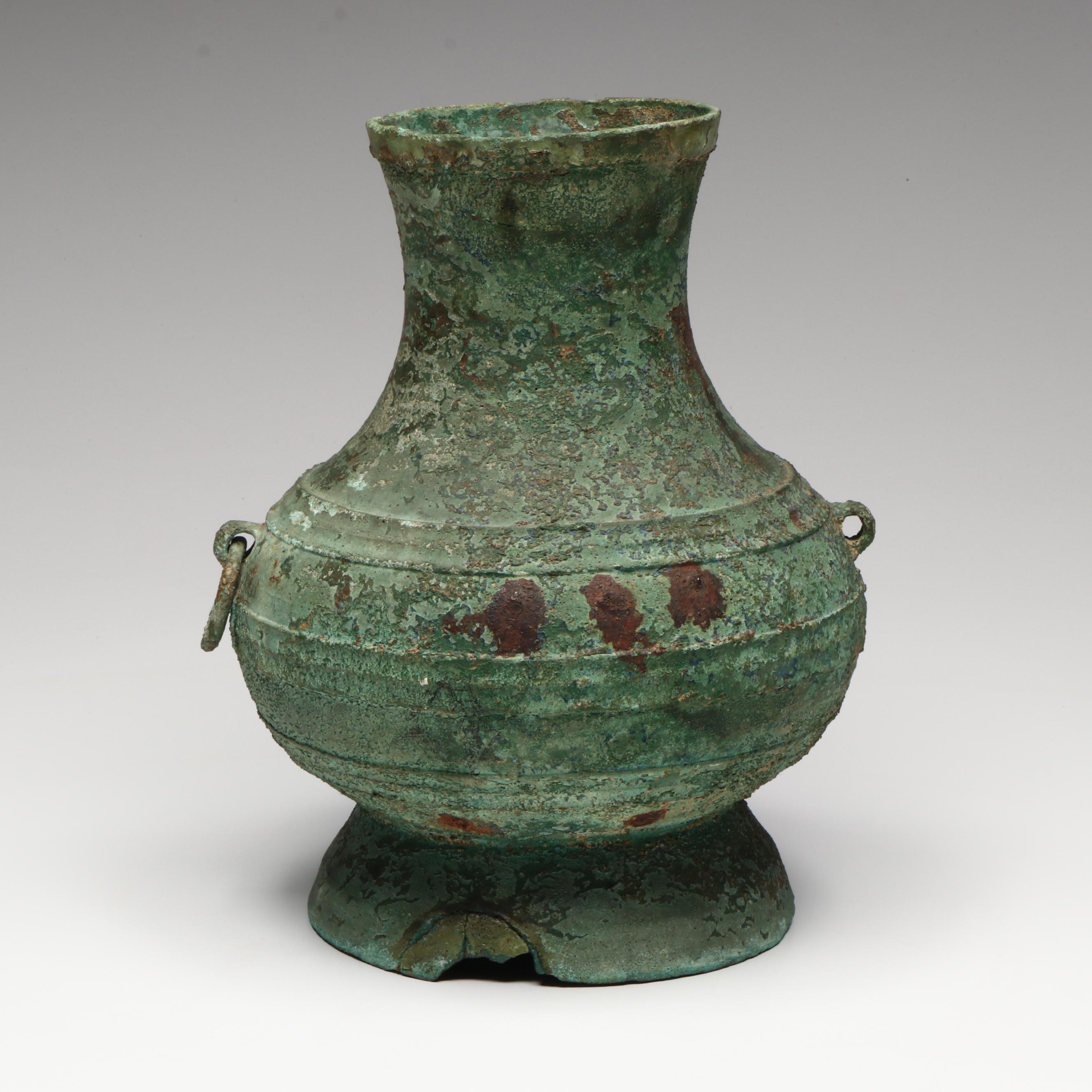 Chinese Han Dynasty Bronze Hu