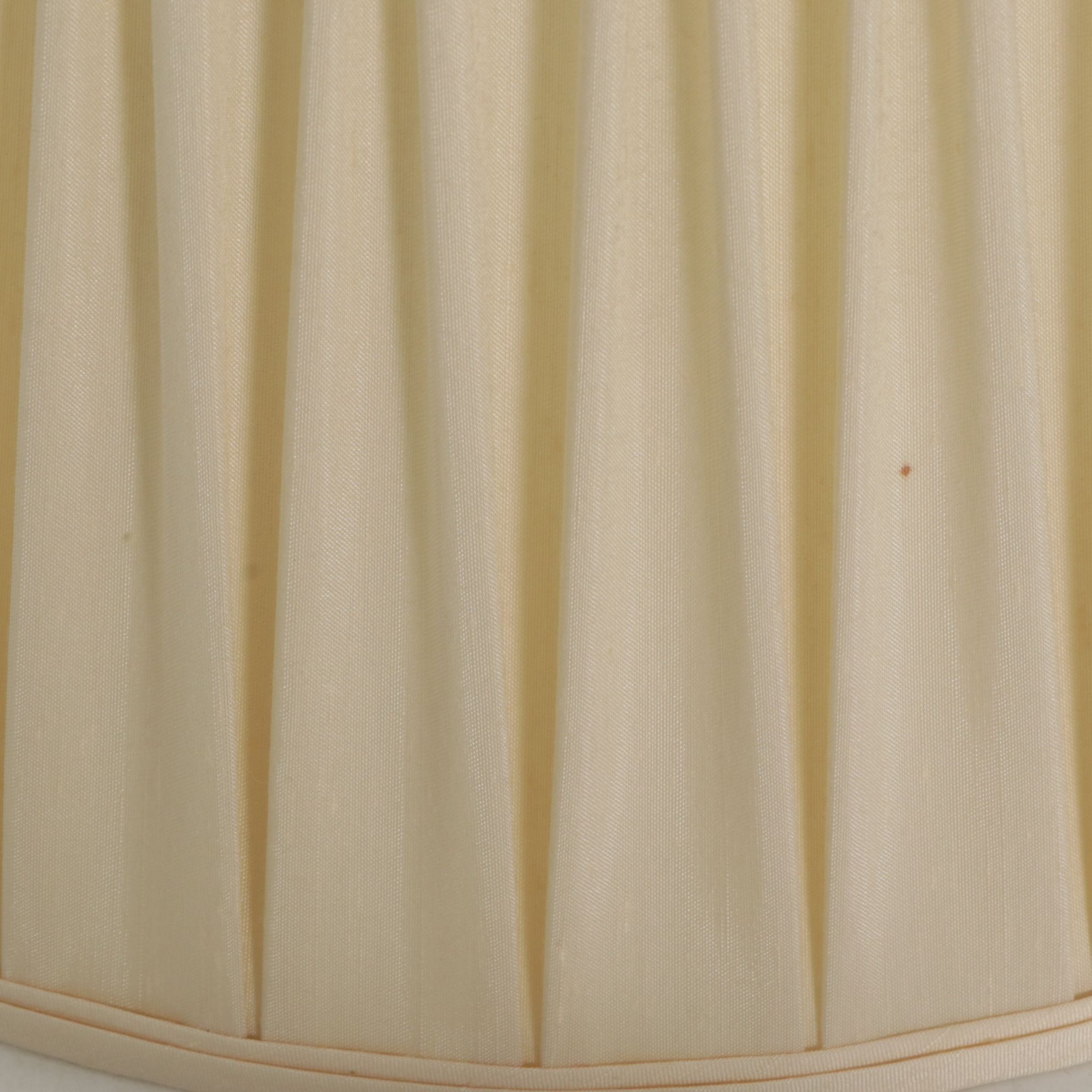 Hobstar and Strawberry Cut Glass and Brass Table Lamp, Late 20th Century