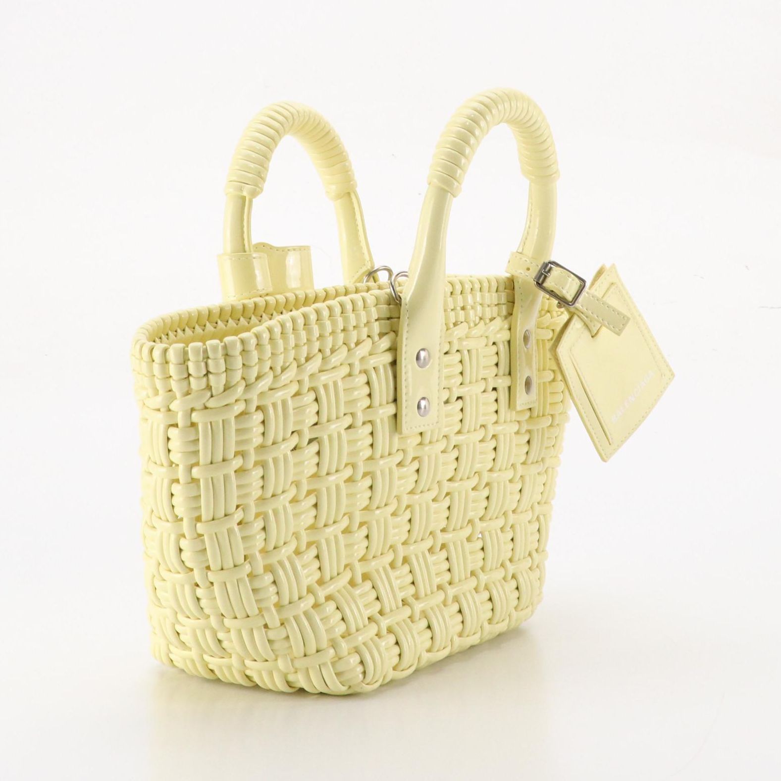 Balenciaga Bistro XS Tote in Woven Faux Leather