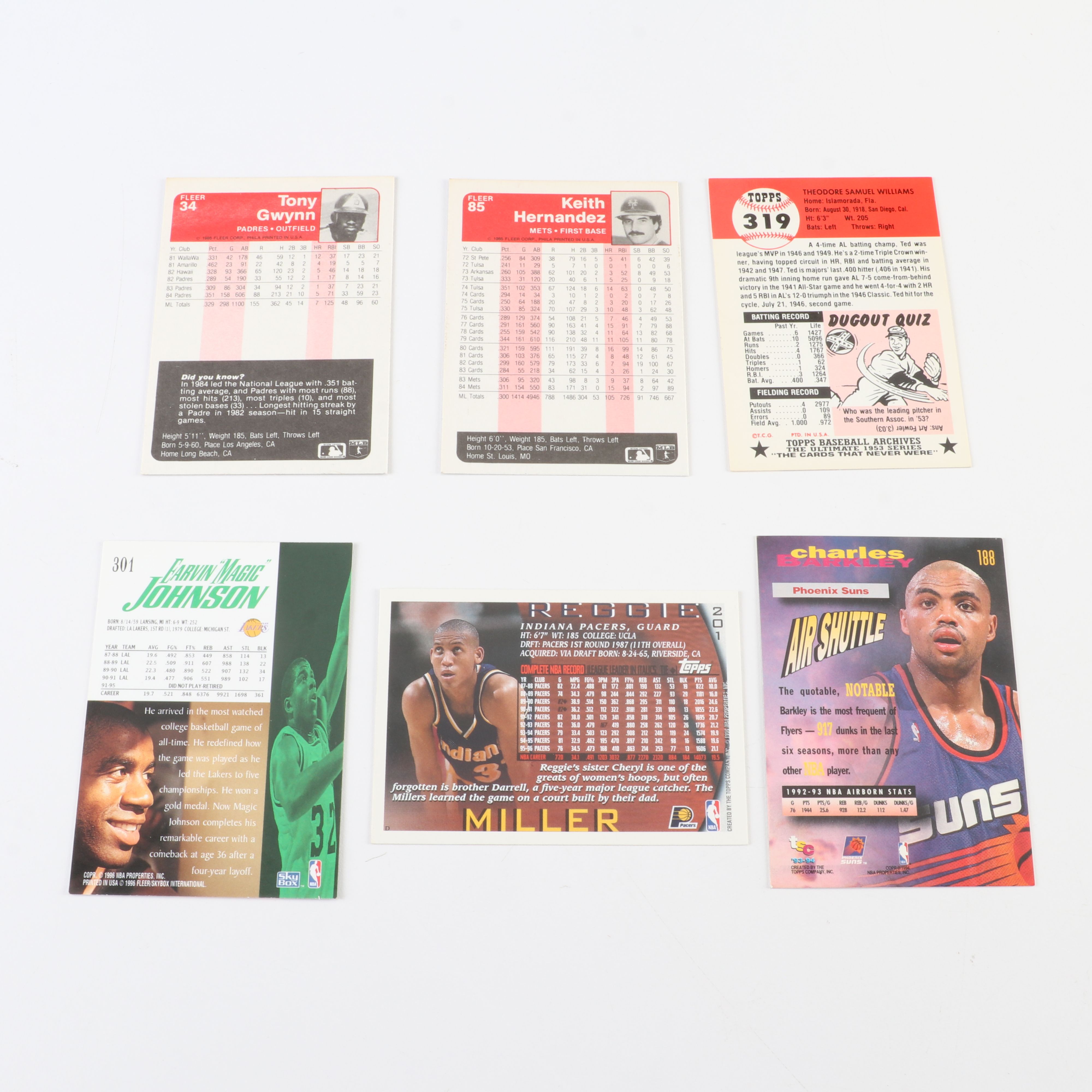 Upper Deck with Other Sports Cards Featuring Randy Johnson Rookie and More