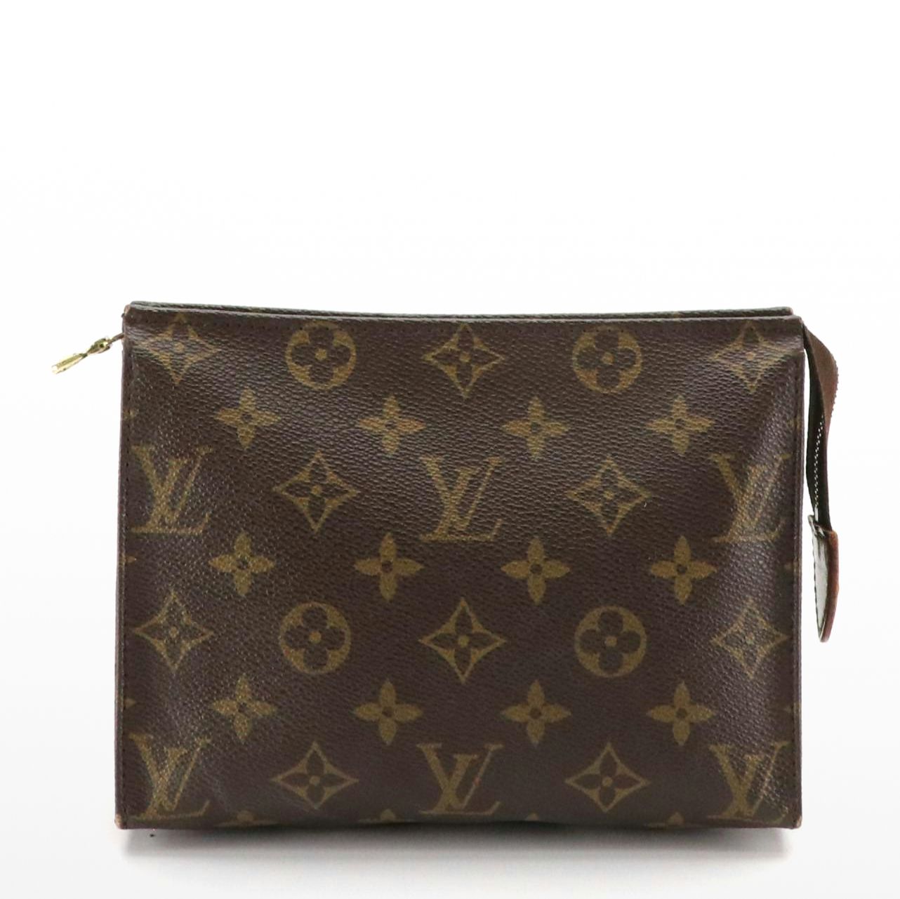 Louis Vuitton Toiletry 15 Cosmetic Zip Pouch in Monogram Canvas