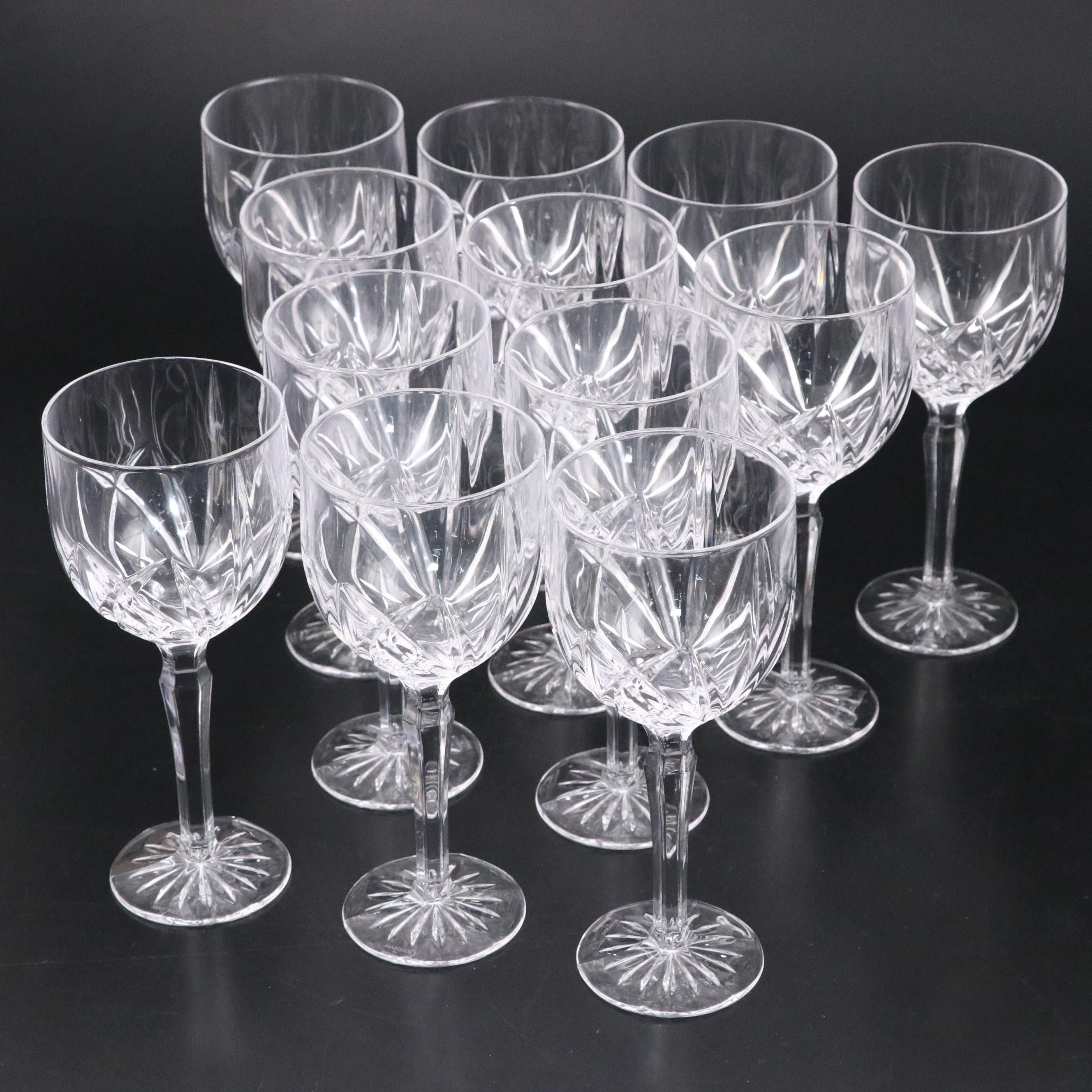 Marquis by Waterford "Brookside" Crystal Wine Glasses