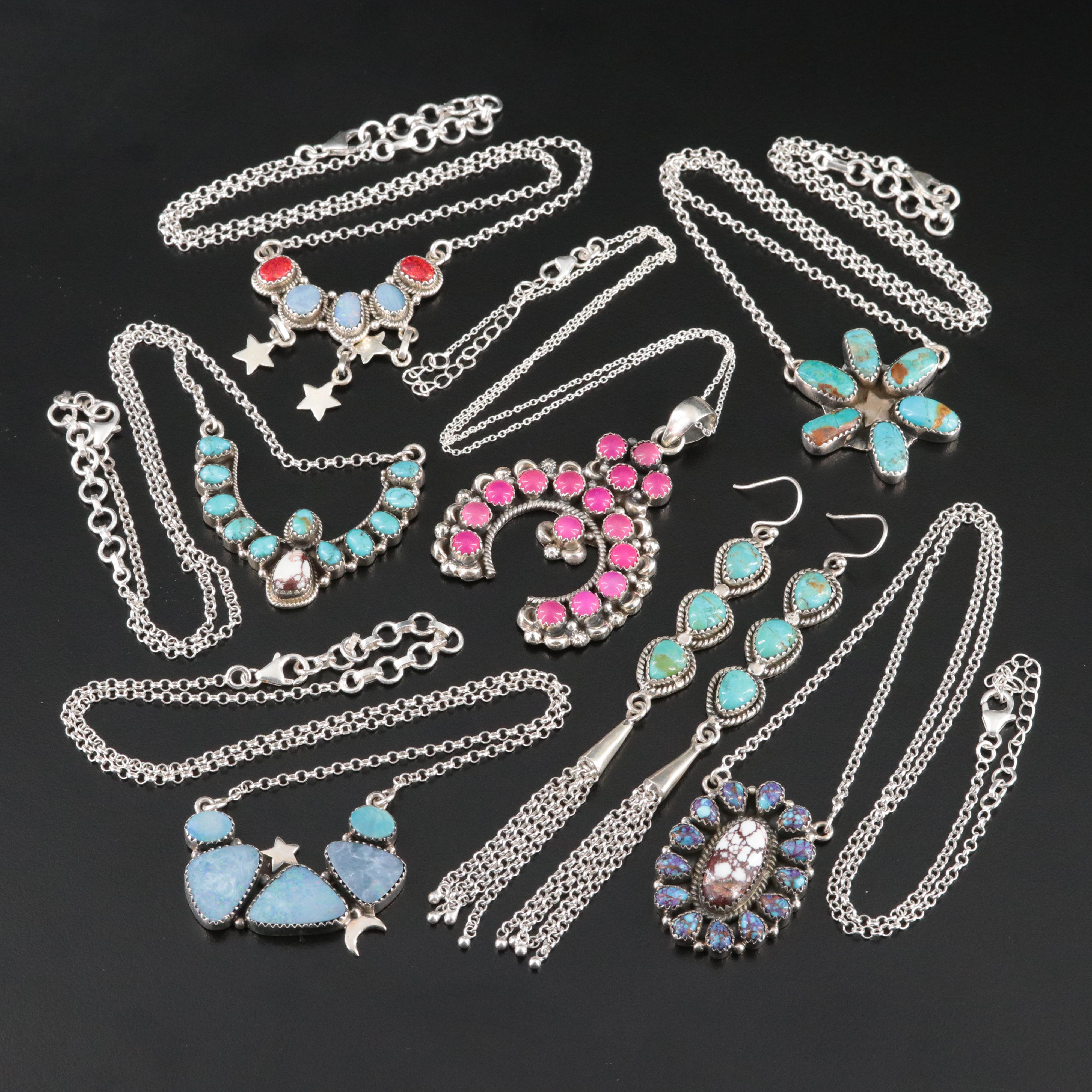 Jasper, Turquoise and Krush Kandy Featured in Sterling Jewelry