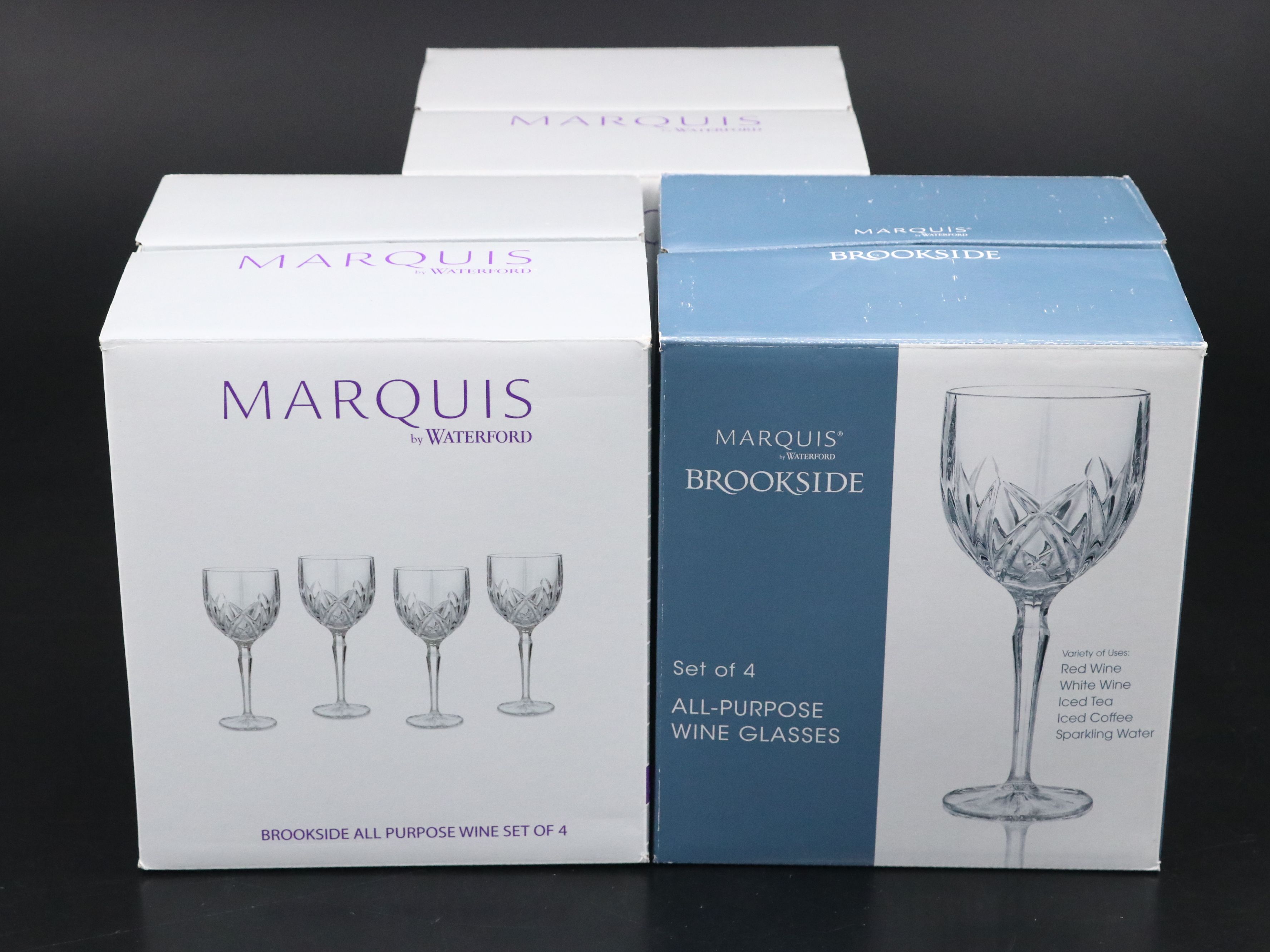 Marquis by Waterford "Brookside" Crystal Wine Glasses