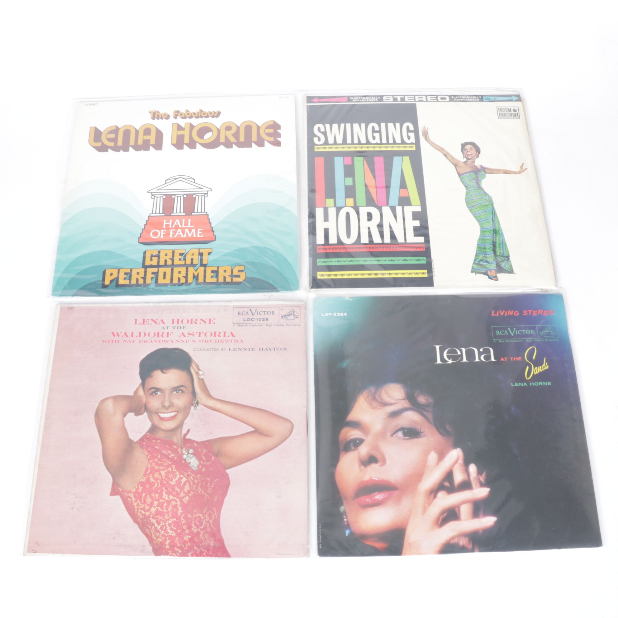 Ella Fitzgerald, Lena Horne & Bessie Smith Vinyl Record Albums