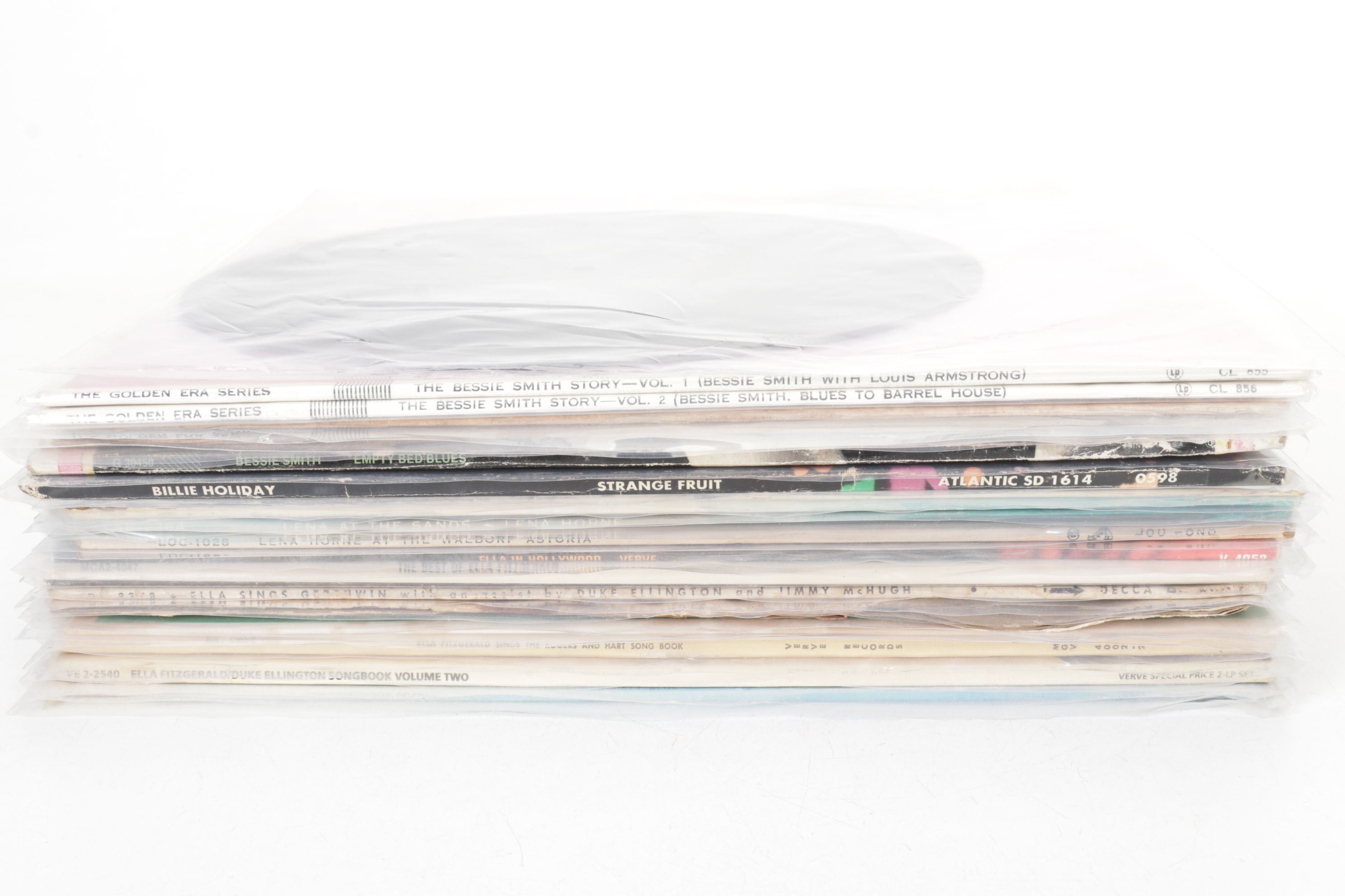 Ella Fitzgerald, Lena Horne & Bessie Smith Vinyl Record Albums