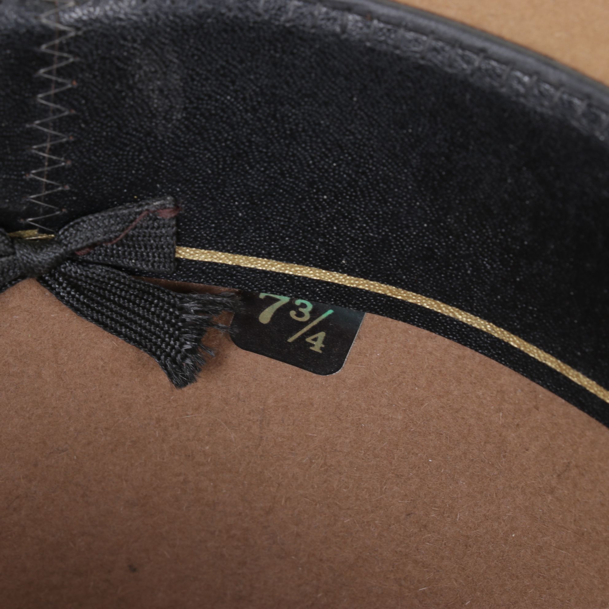 Dobbs Fifth Avenue Fur Felt Fedora Hat with Feather, Mid-20th C.