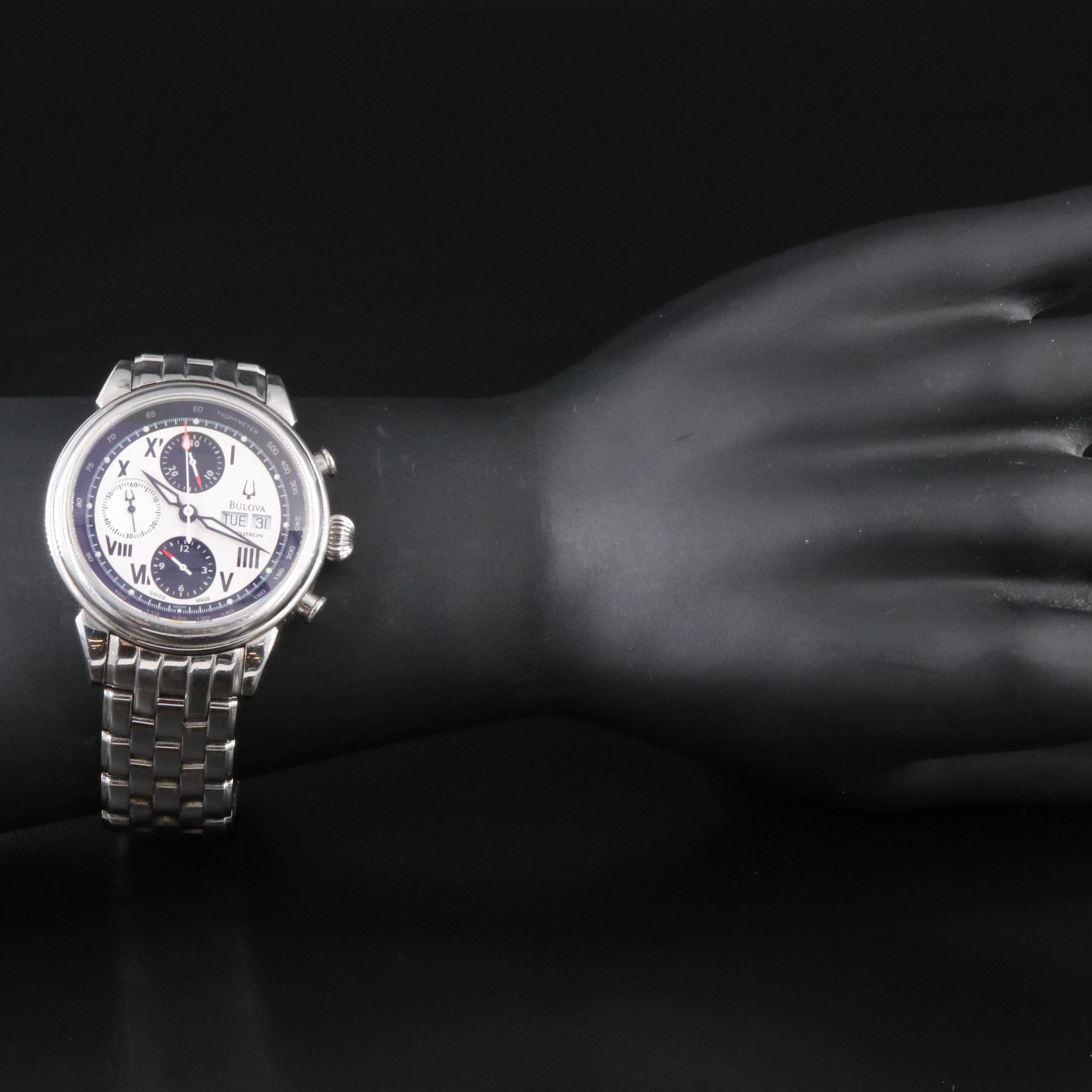 Bulova Accutron Gemini Chronograph Watch