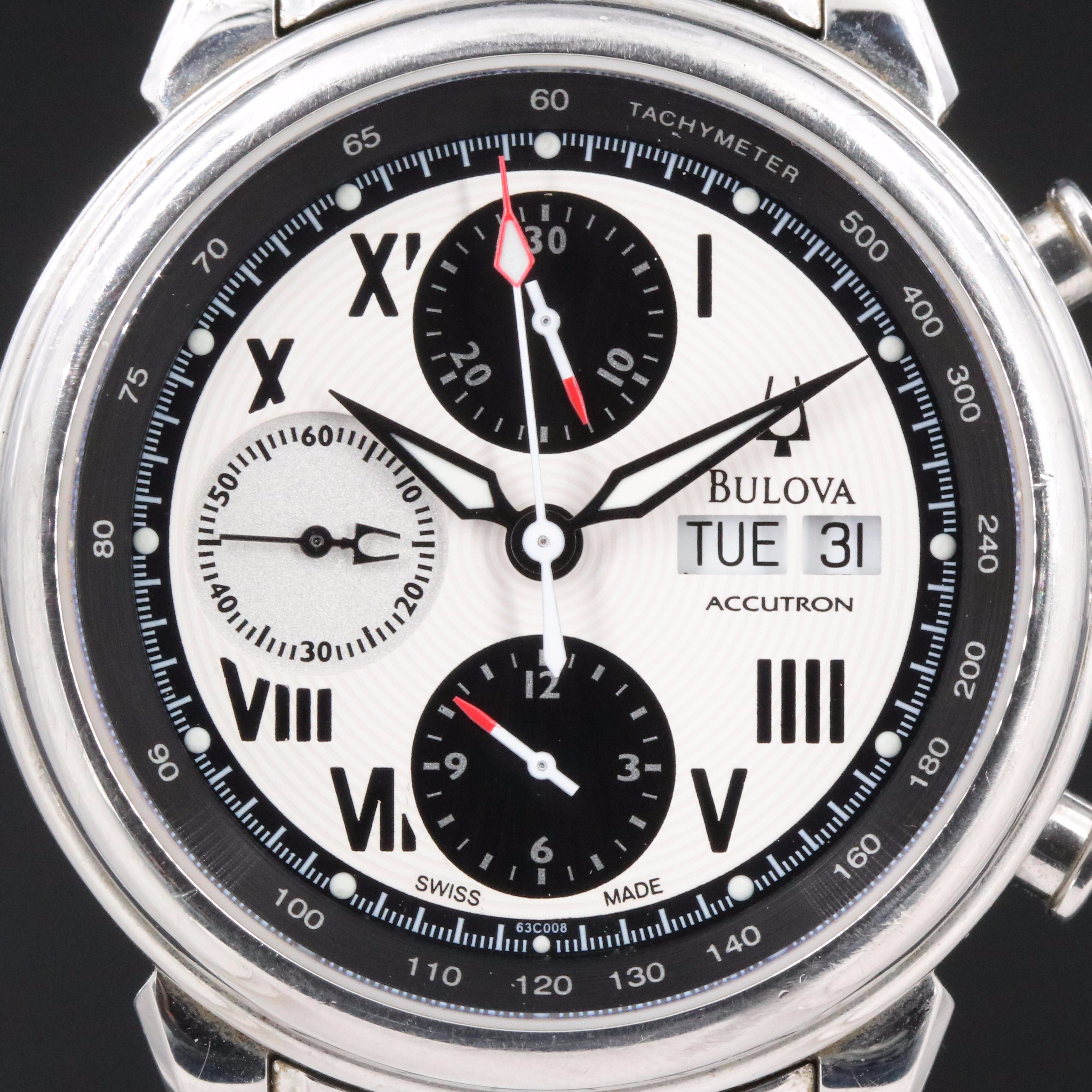 Bulova Accutron Gemini Chronograph Watch
