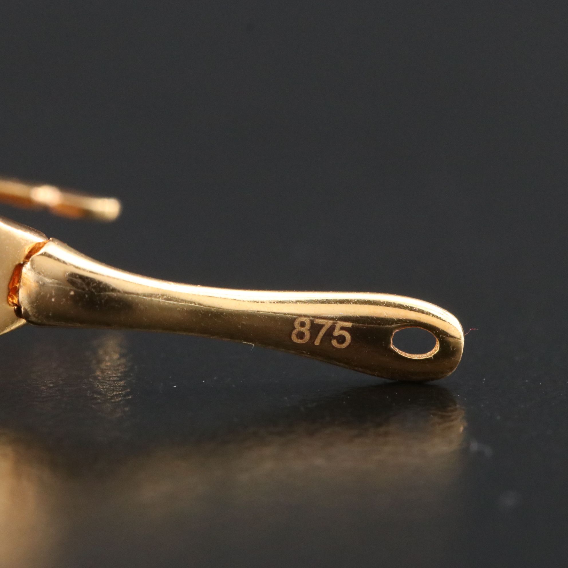 18K Geometric Hoop Earrings