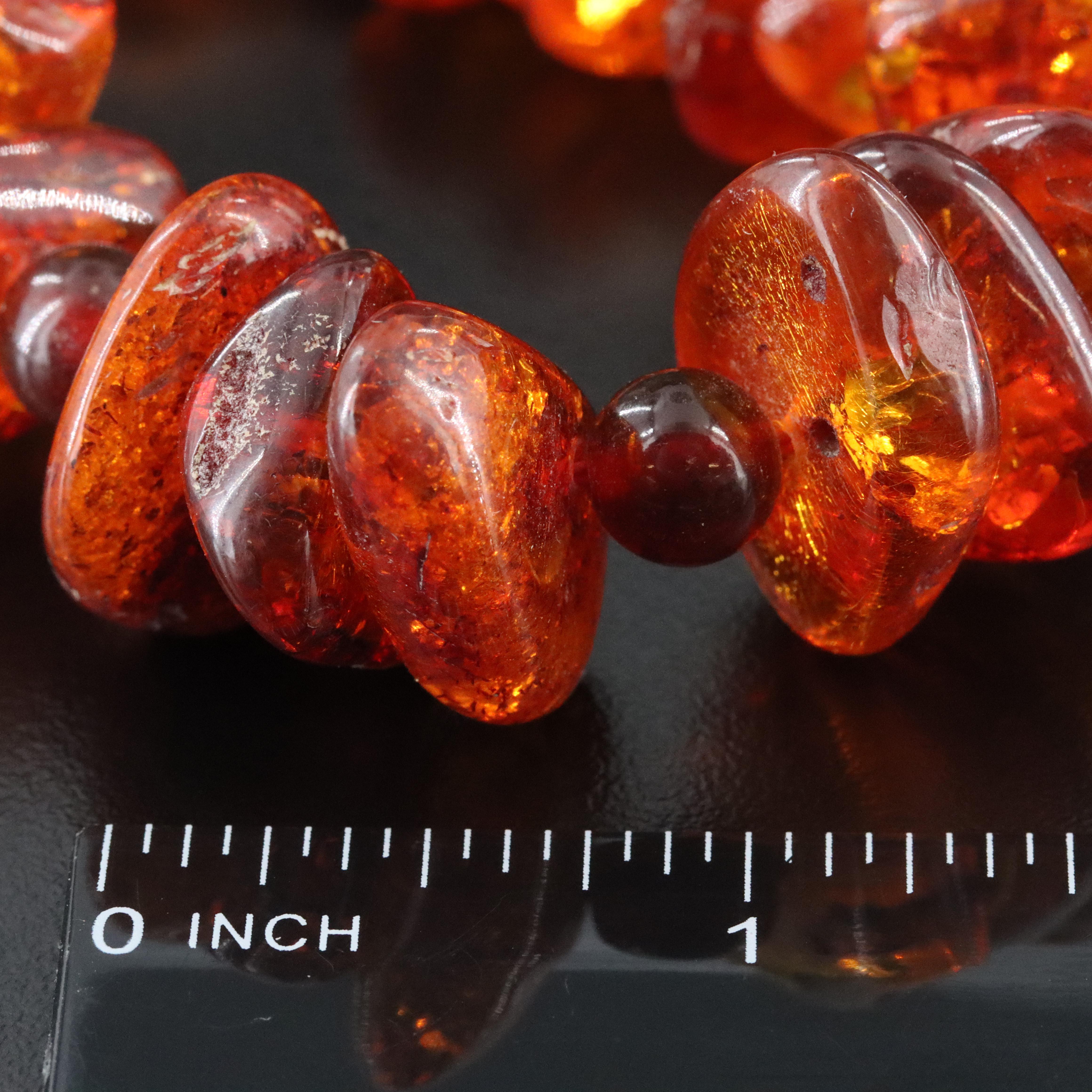 Graduated Amber Necklace