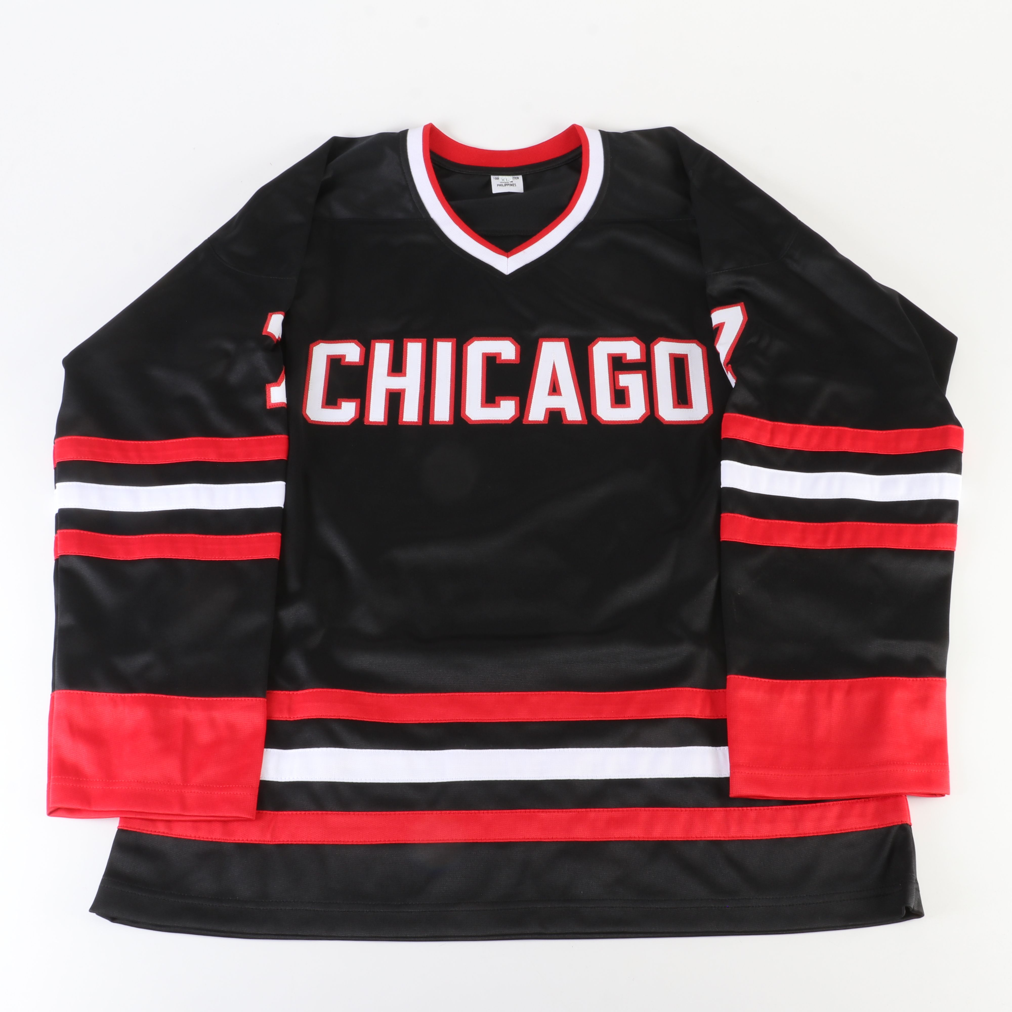 Chris Chelios Signed “HOF 2013” Chicago Blackhawks Hockey Jersey, Beckett