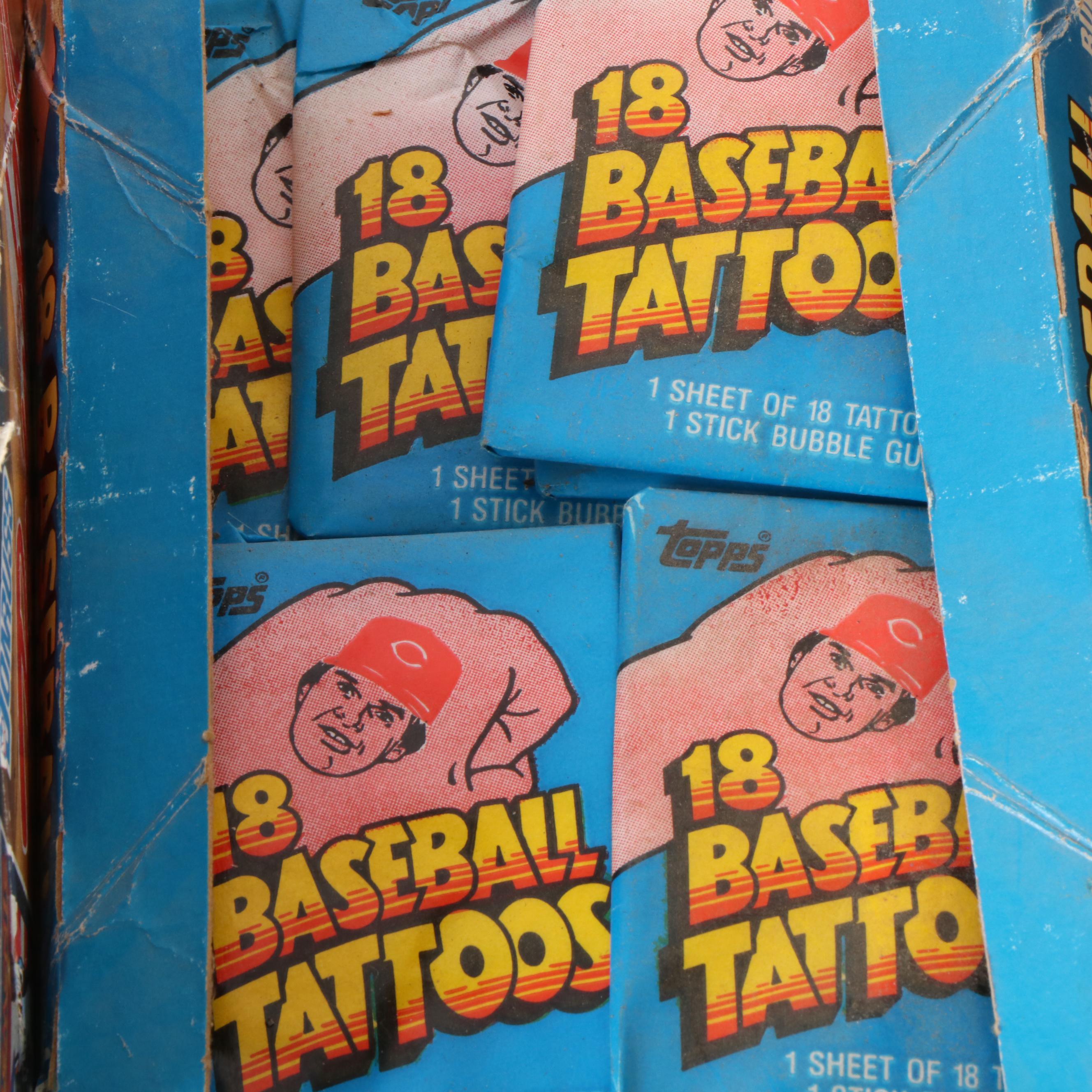 1980s-90s Sealed Sports Card Wax Packs with 1970s Topps Empty Boxes and More