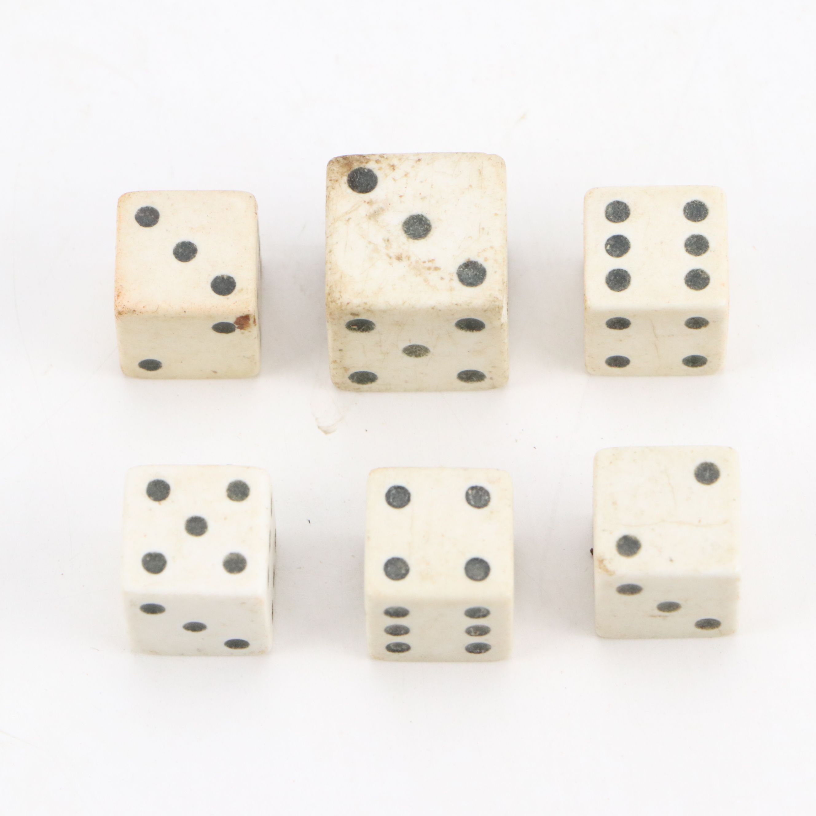 Celluloid, Glass and Other Playing Dice in Box