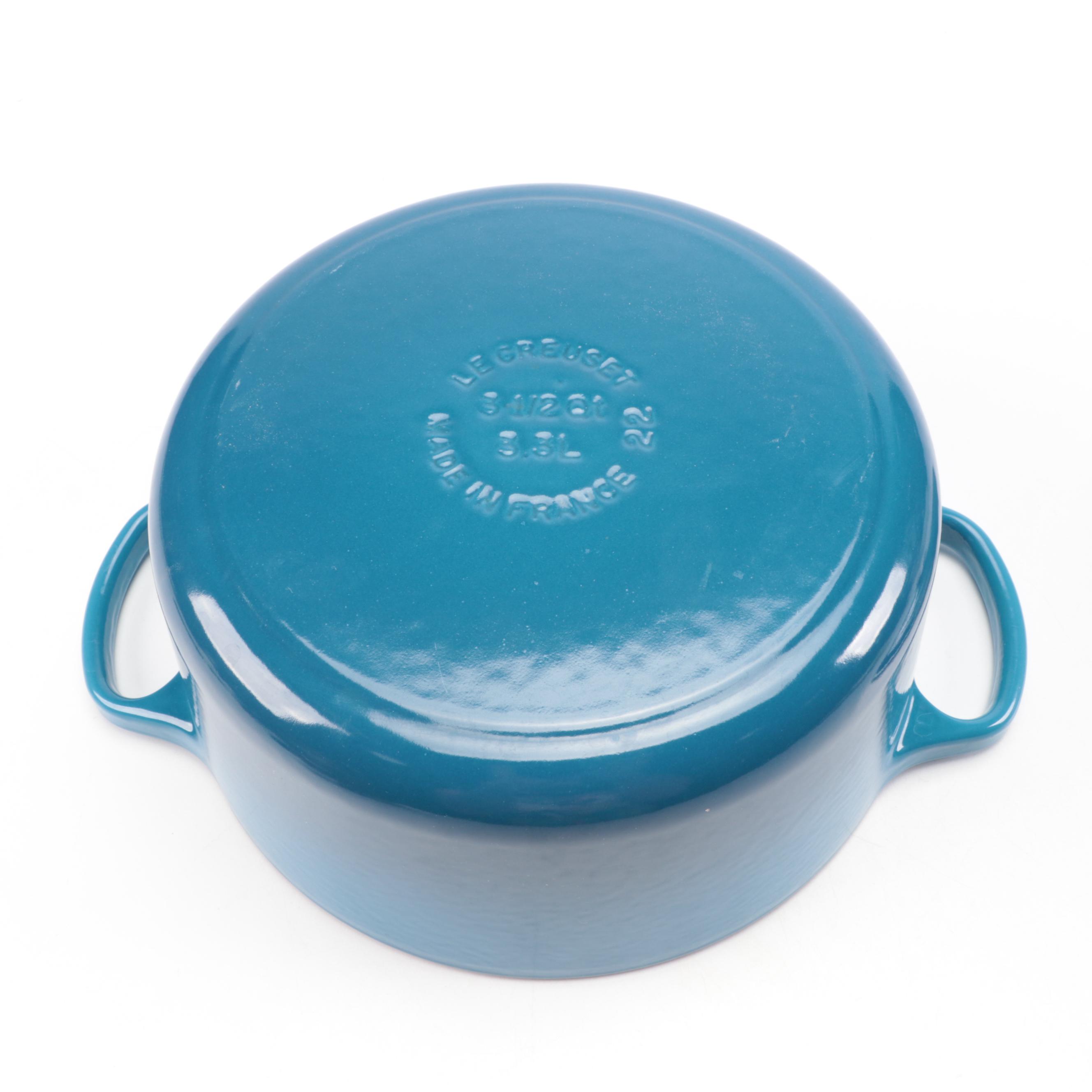 Le Creuset Signature Lapis Enameled Cast Iron Dutch Oven