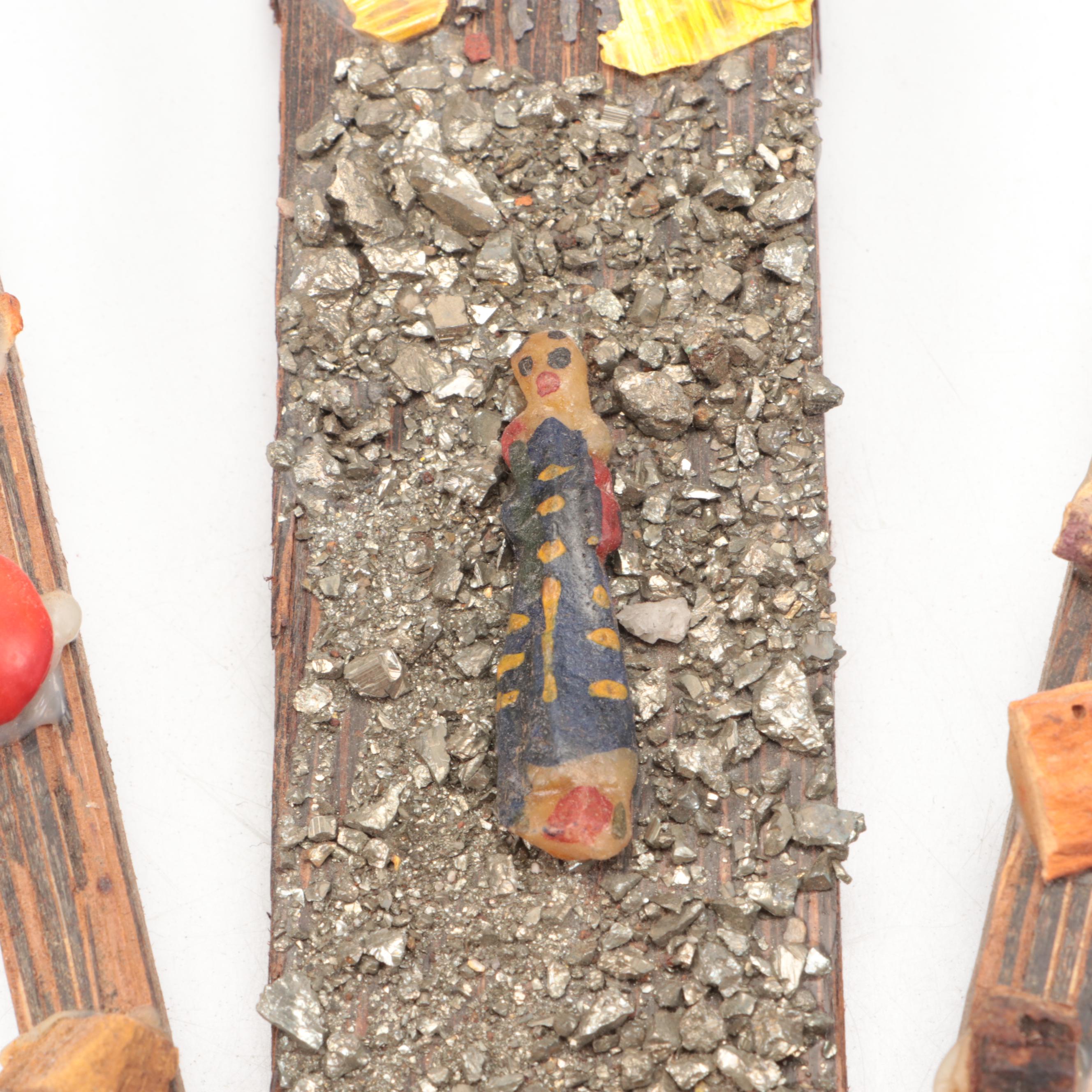 American Folk Art Assemblage Calvary Crosses