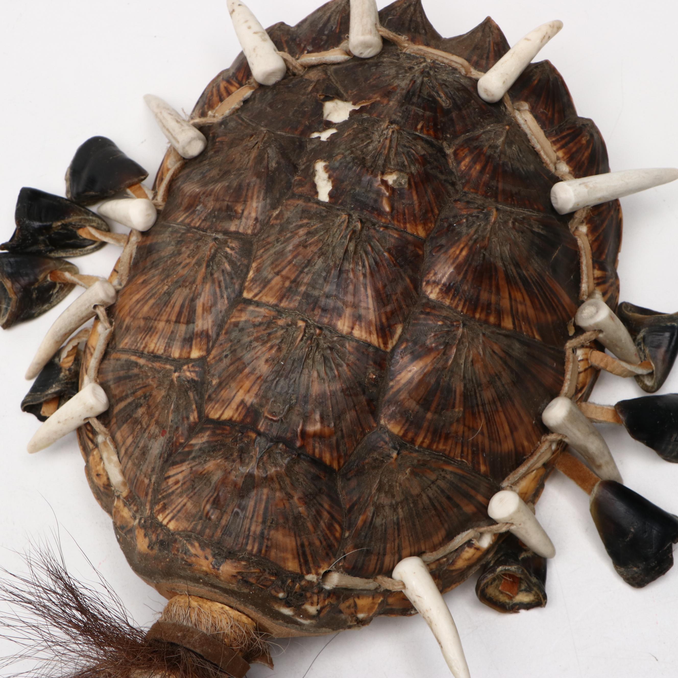 Robert Beaven Handmade Turtle Shell and Antelope Leg Rattles