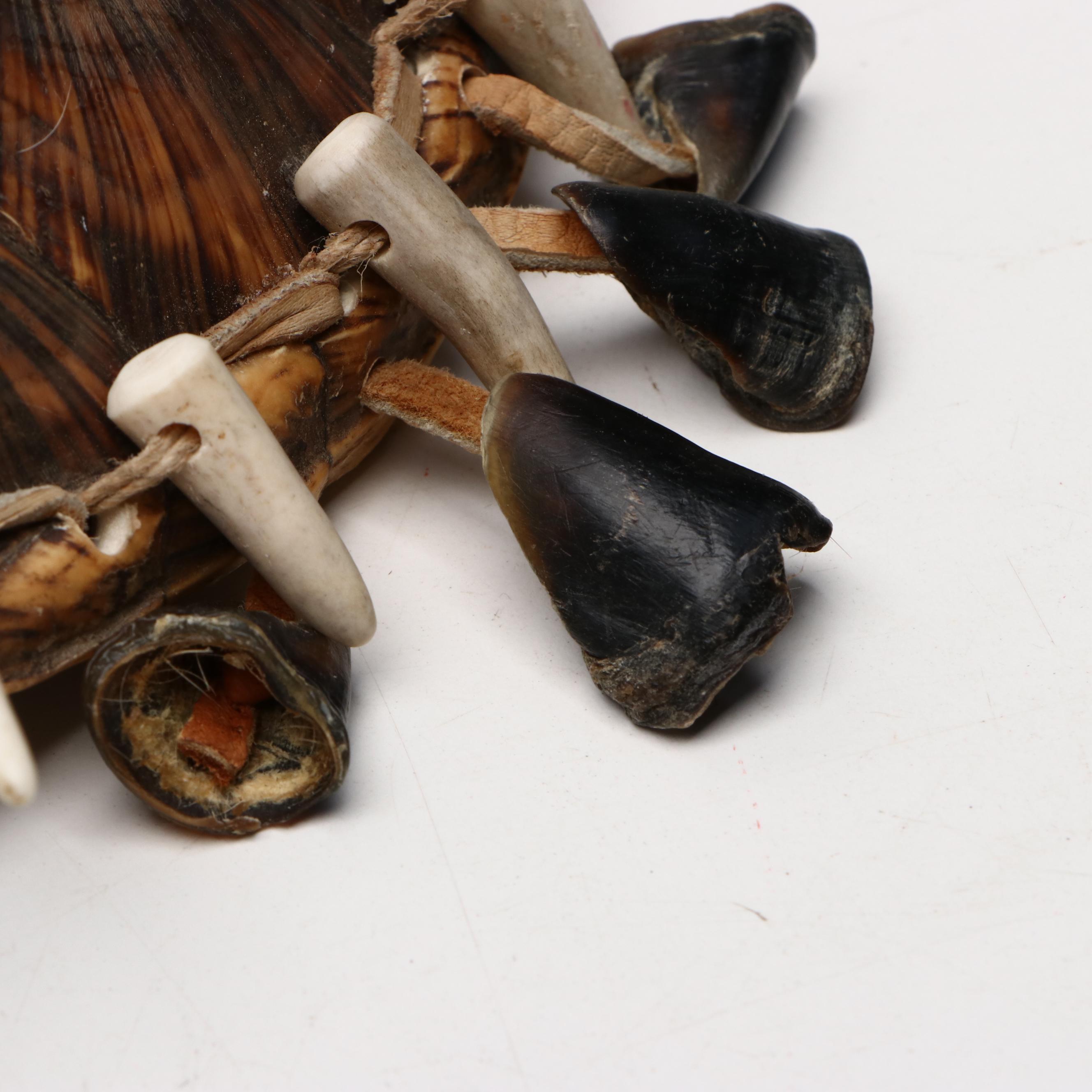 Robert Beaven Handmade Turtle Shell and Antelope Leg Rattles