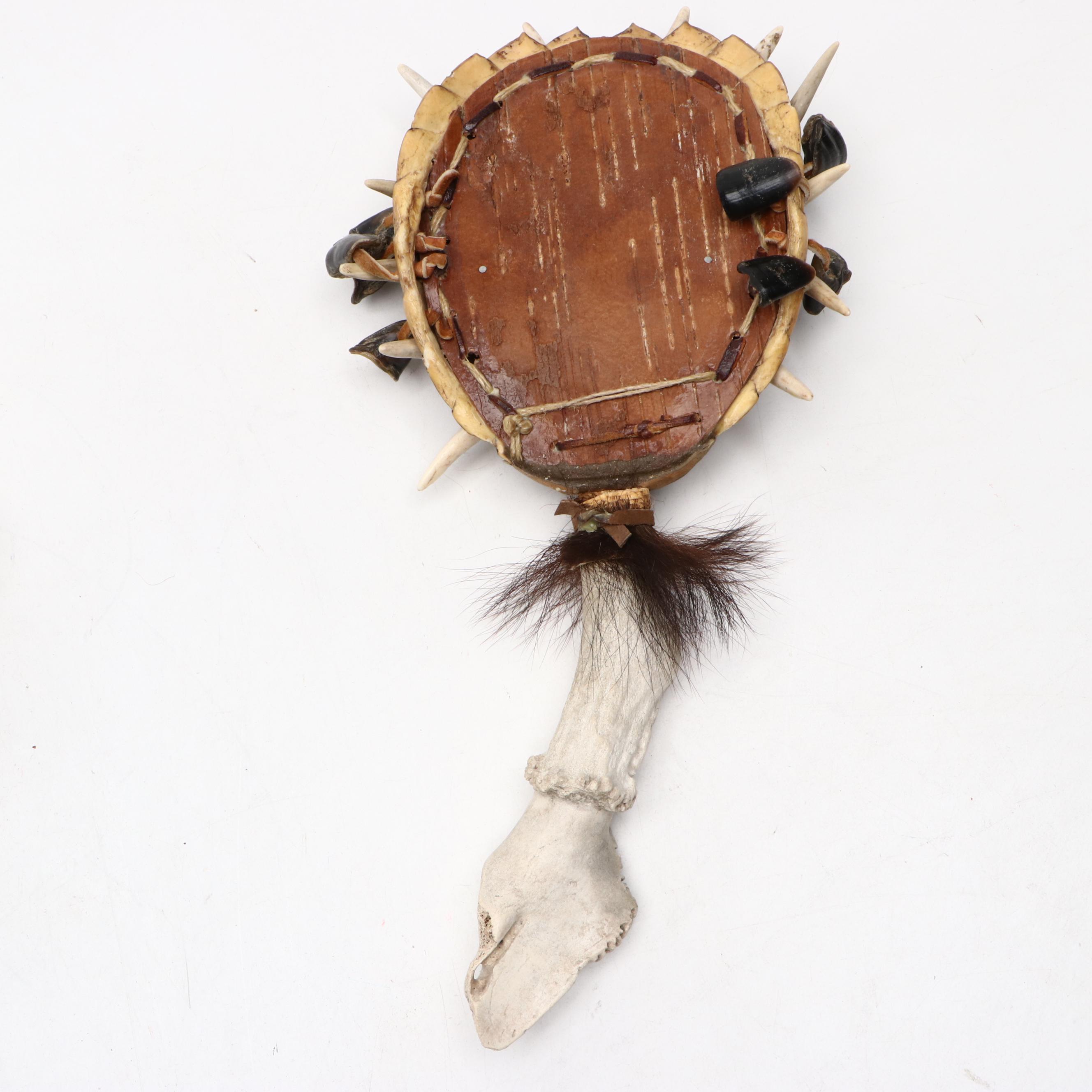 Robert Beaven Handmade Turtle Shell and Antelope Leg Rattles