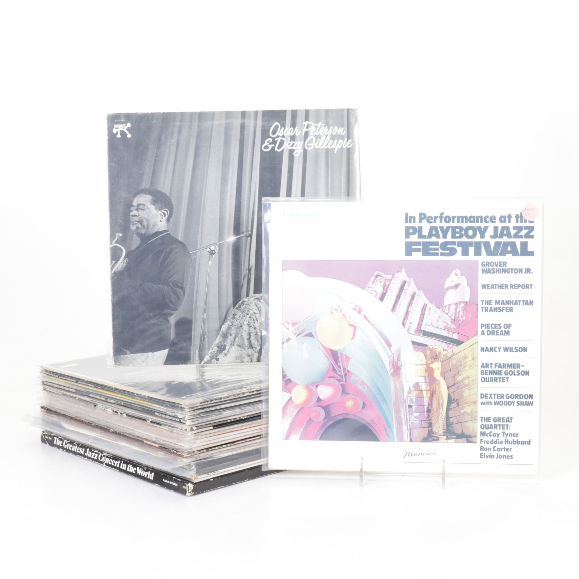 Oscar Peterson Trio with Playboy Jazz Festival and More Jazz Vinyl Records