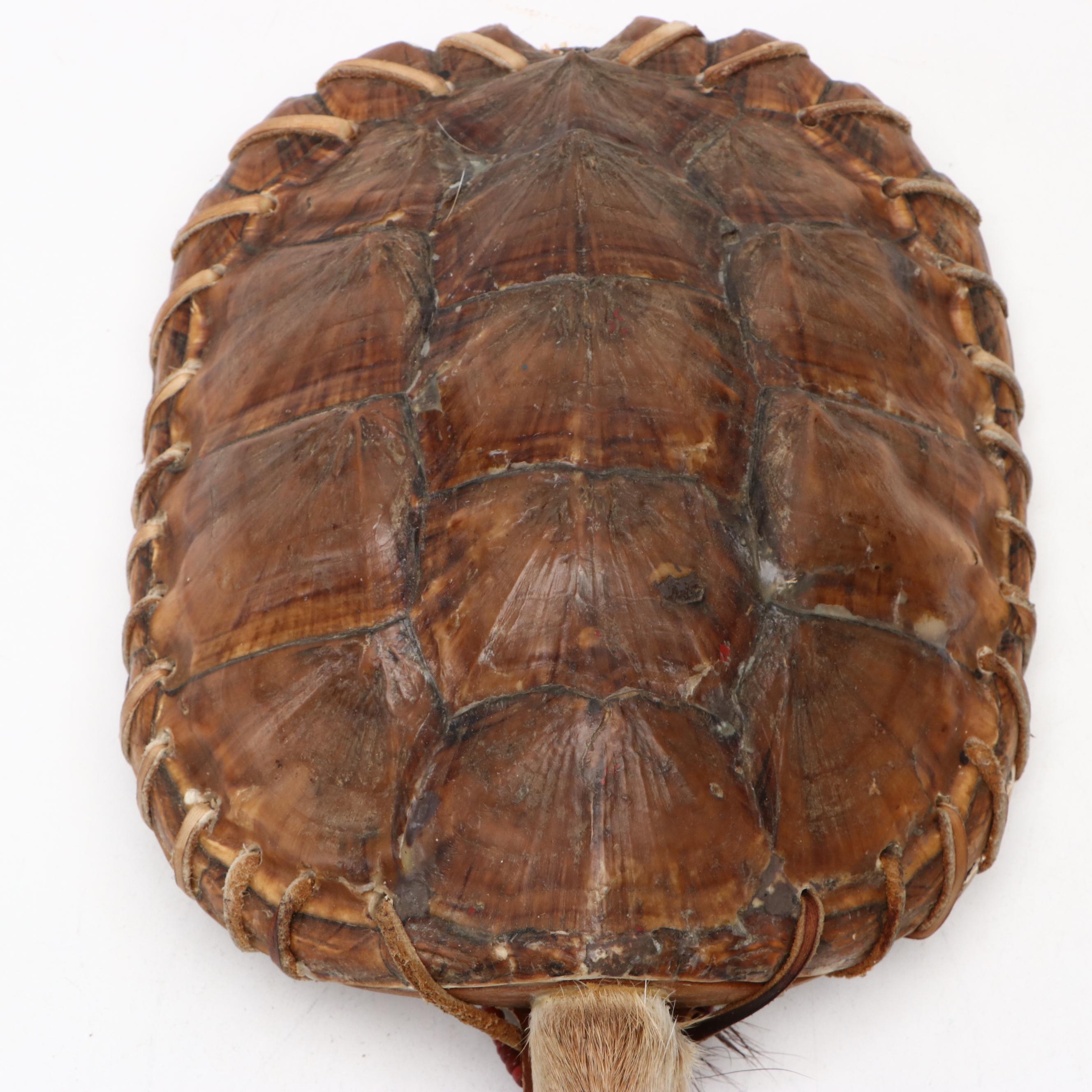 Robert Beaven Handmade Turtle Shell and Antelope Leg Rattles